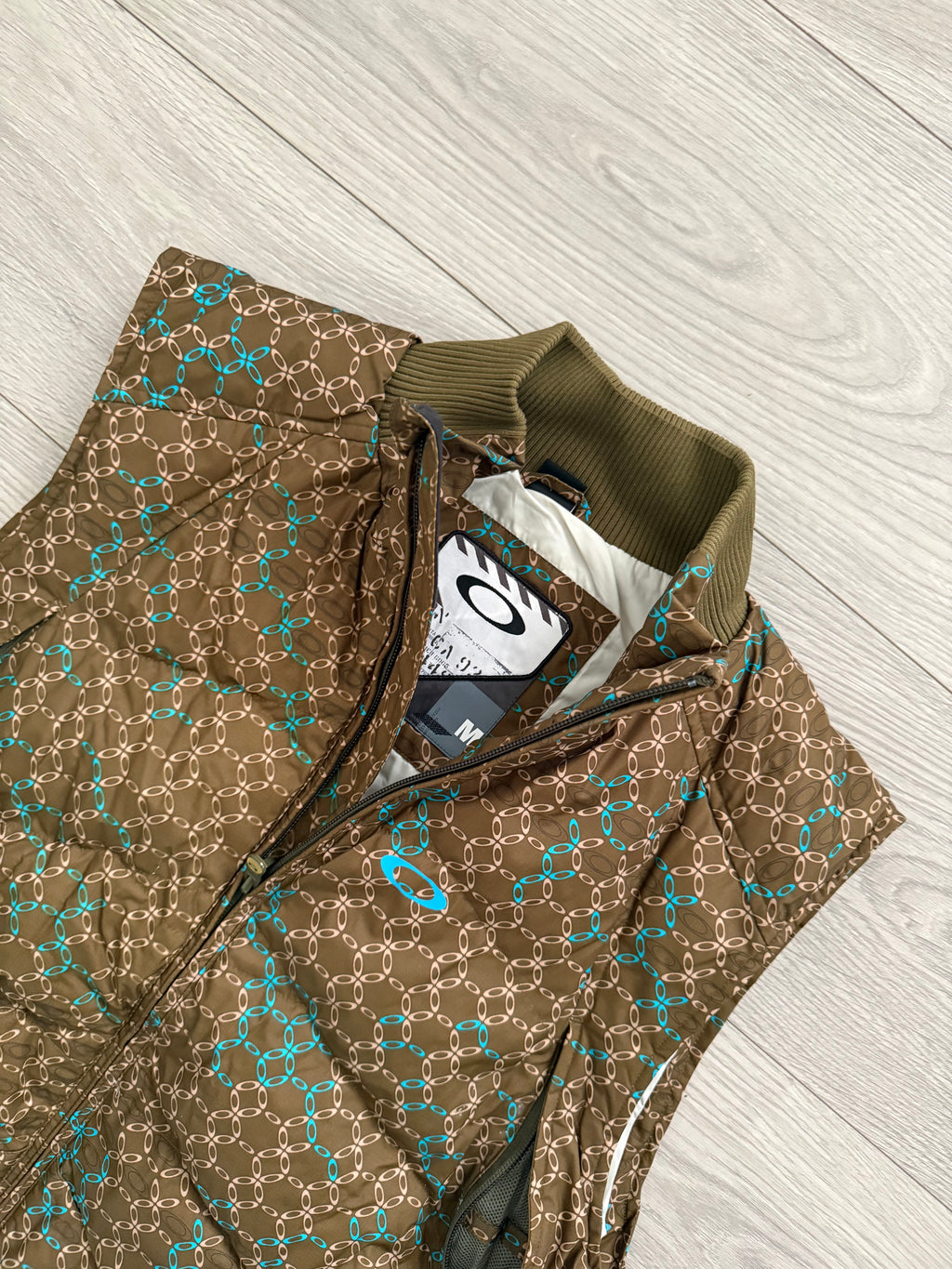 Oakley FW2008 O-Monogram Down Puffer Vest - Size M