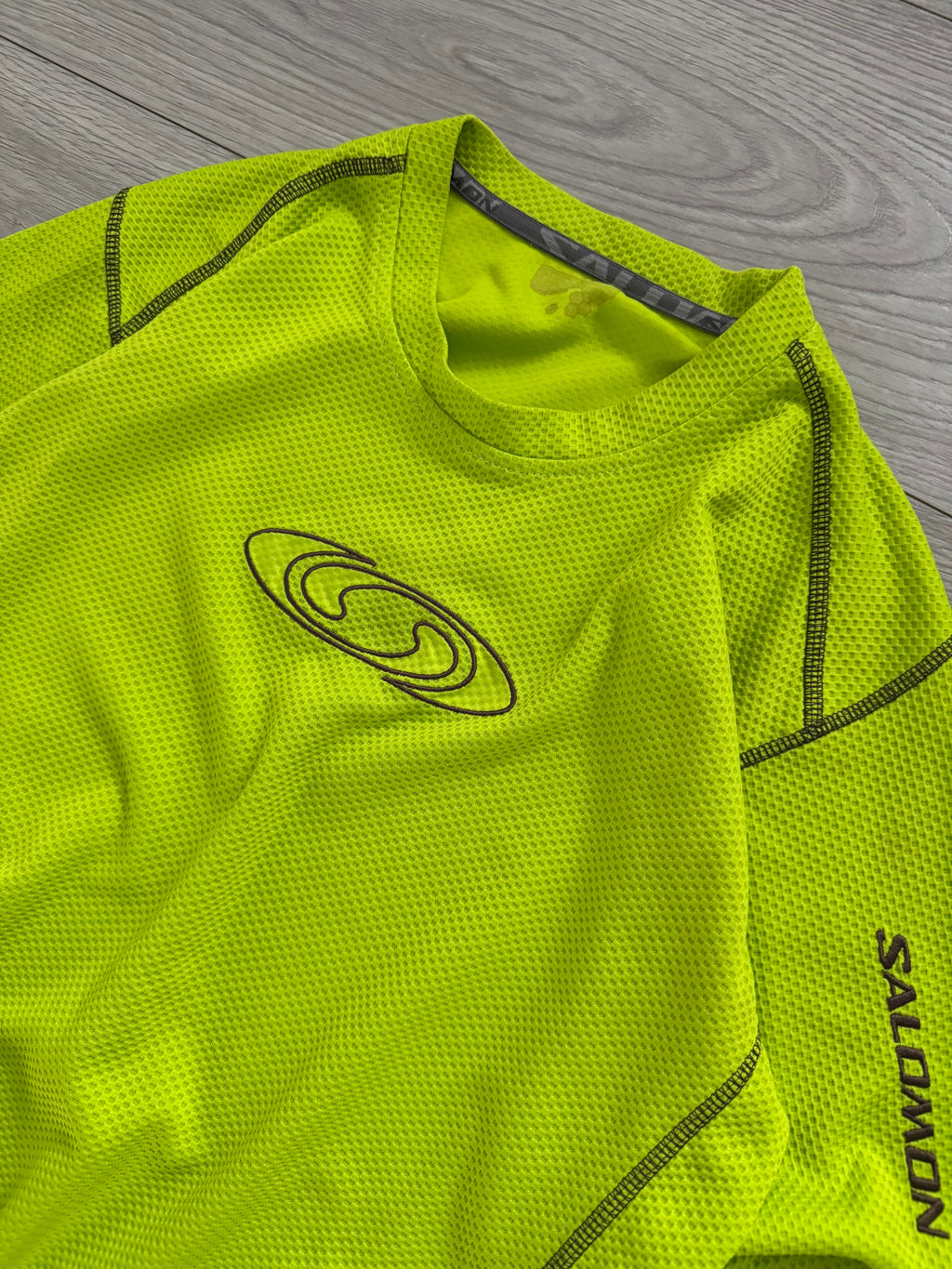 Salomon 00s Moto Mesh Green Technical Long Sleeve - Size M