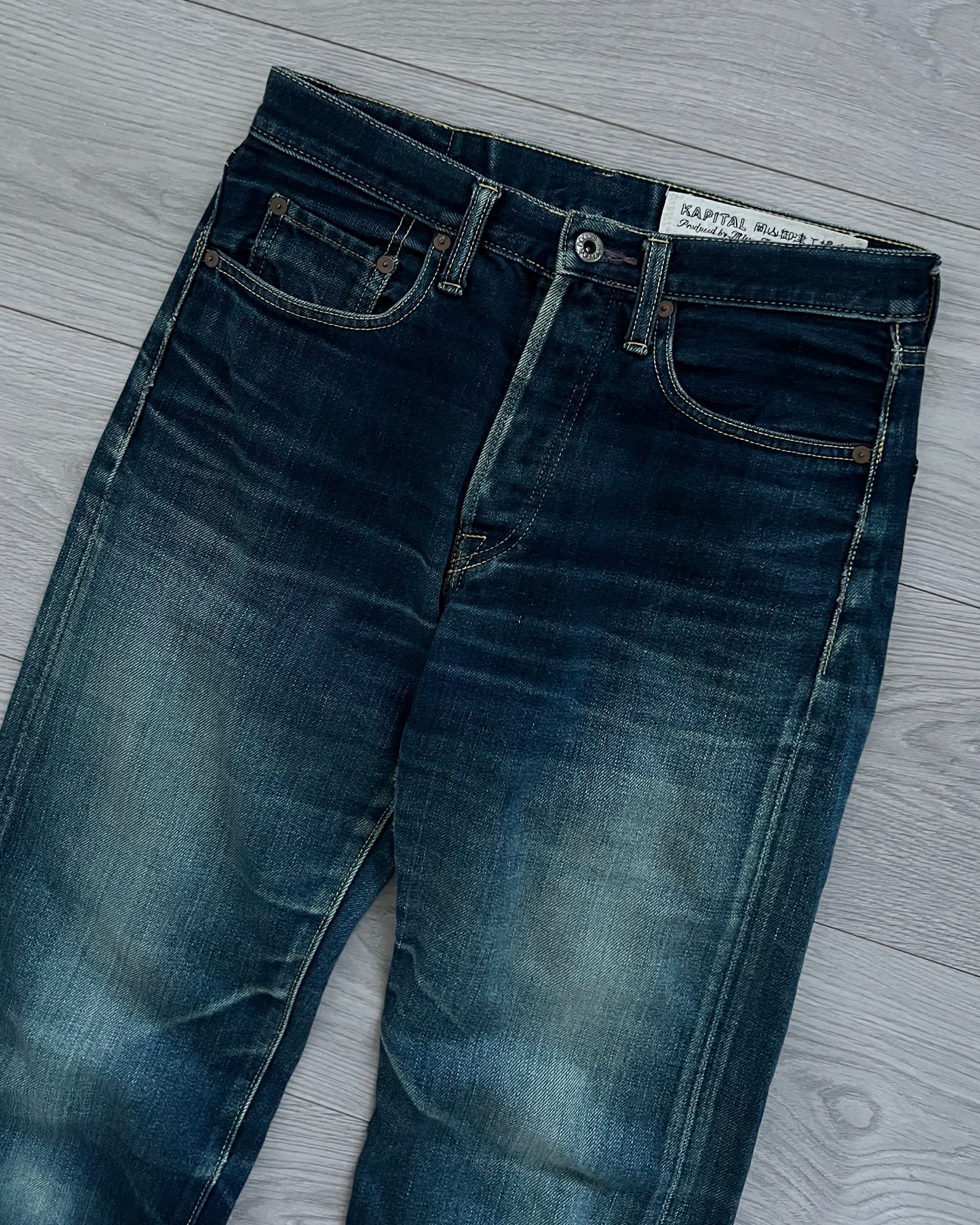 Kapital Mens Indigo Japanese Denim Jeans - Size 30