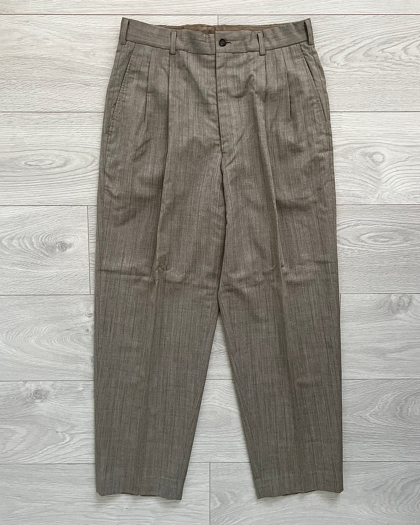 Comme Des Garcons Homme Plus AD1991 Wool Pleated Trousers - Size 30