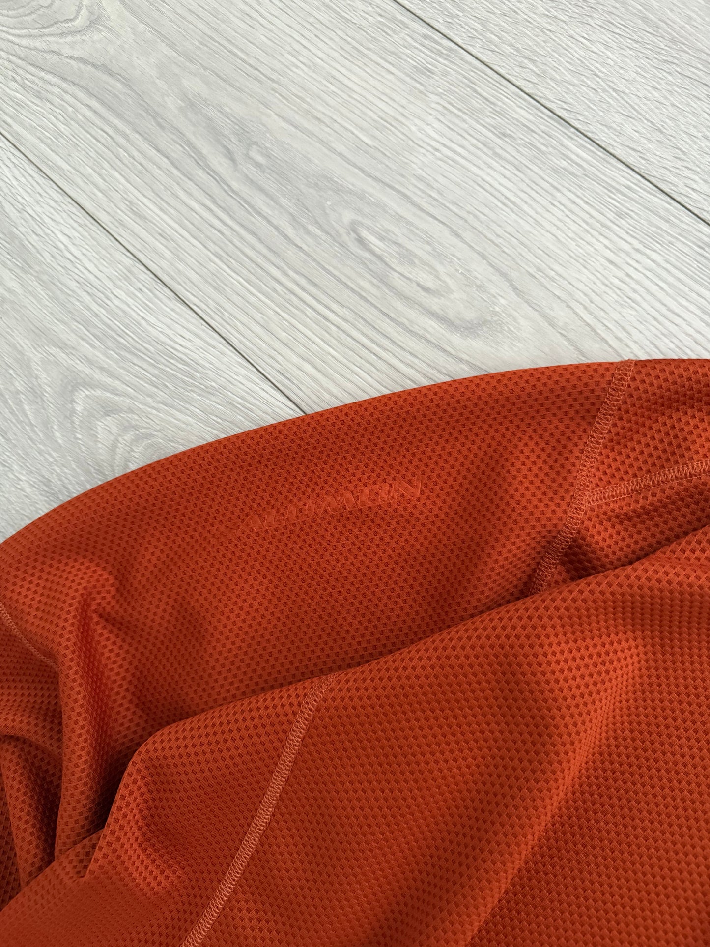 Salomon 00s Moto Mesh Orange Technical Long Sleeve - Size XL