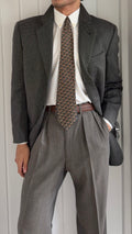 Armani 1990s 3B Wool Textured Sport Jacket Blazer - Size M