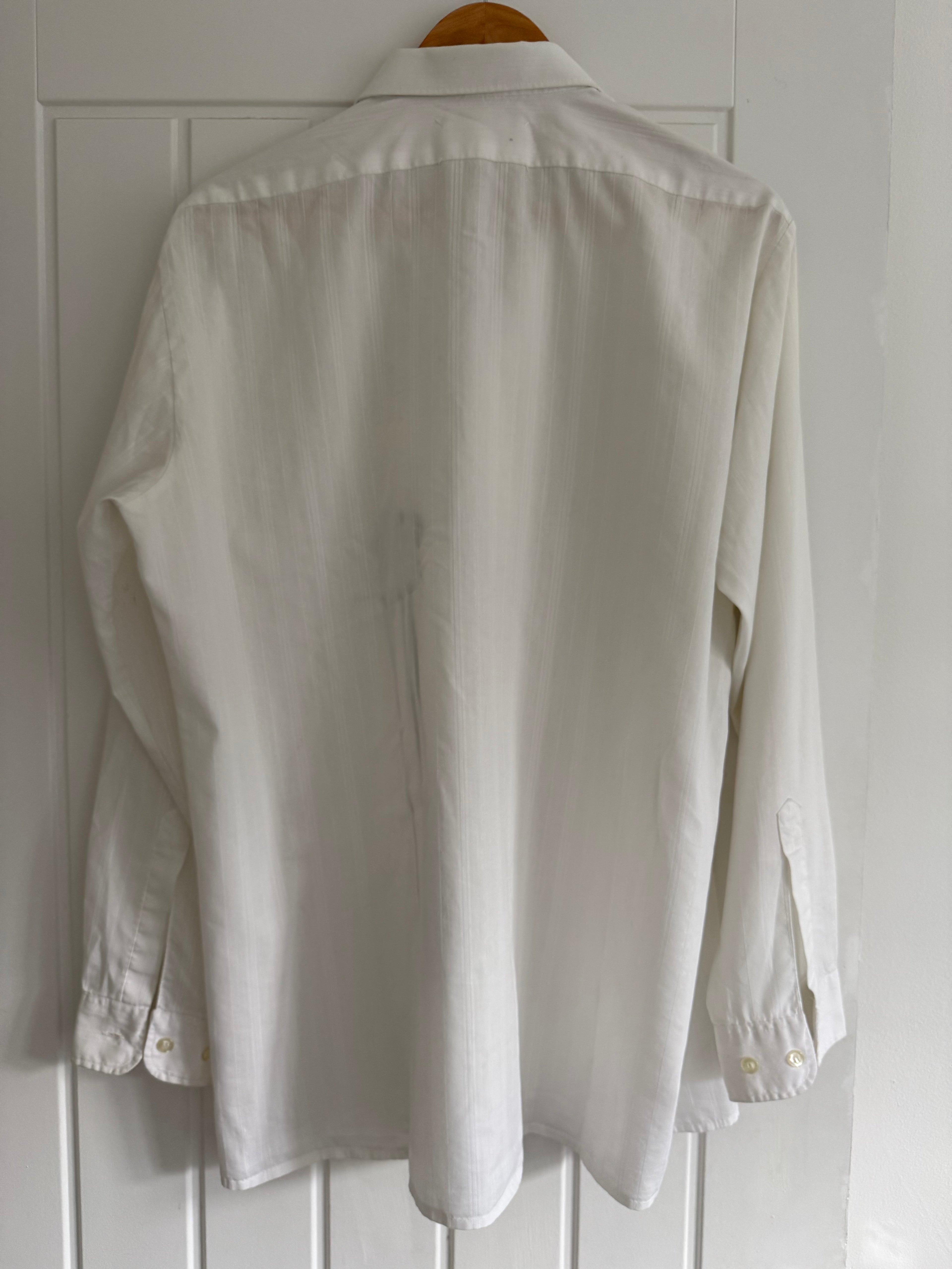 Maison Martin Margiela AW2004 Artisanal Line (0)(10) Ink Splatter Split Shirt - Size L