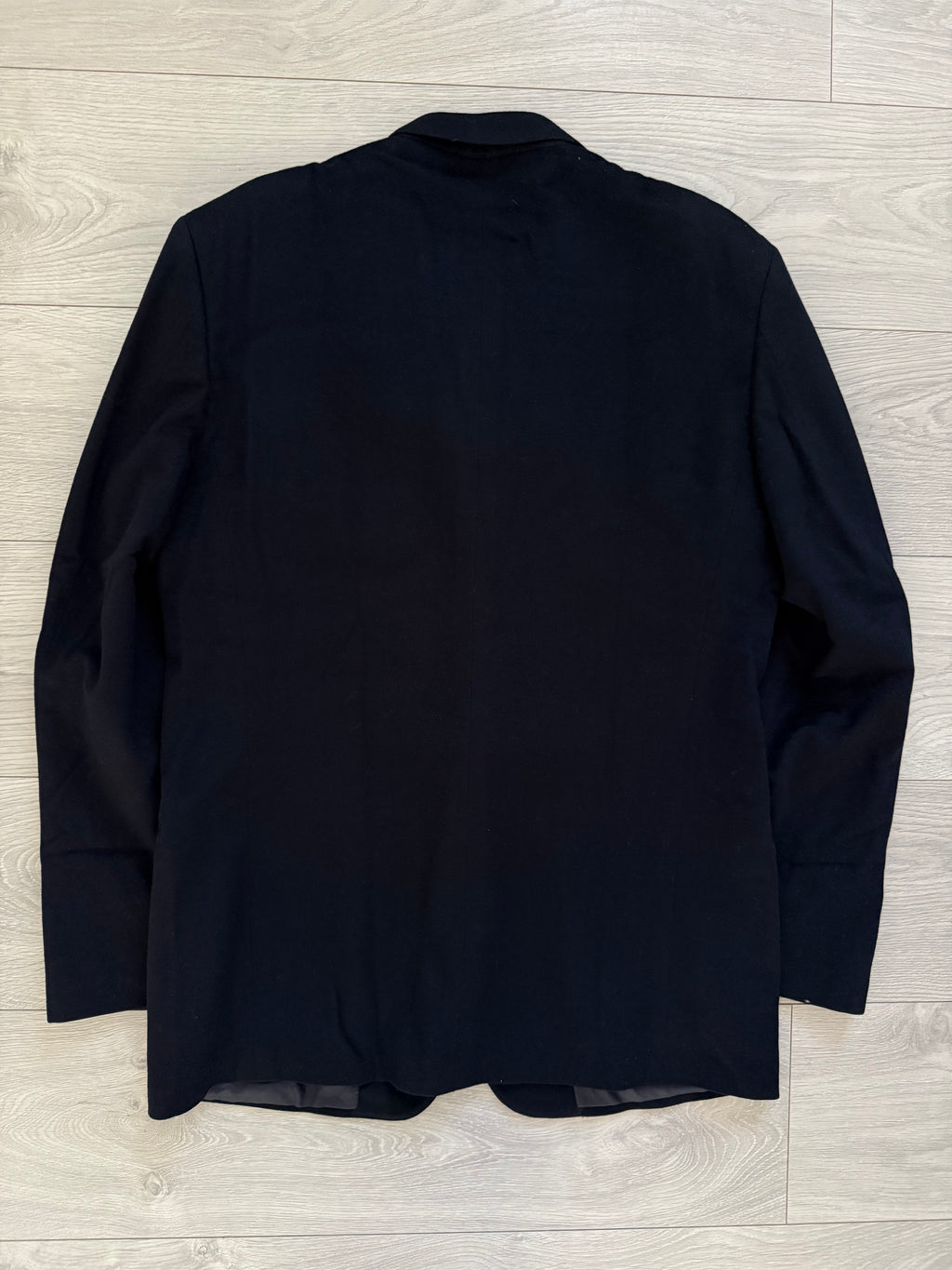 Valentino 1980s 2B Navy Wool Sports Blazer Jacket - Size L