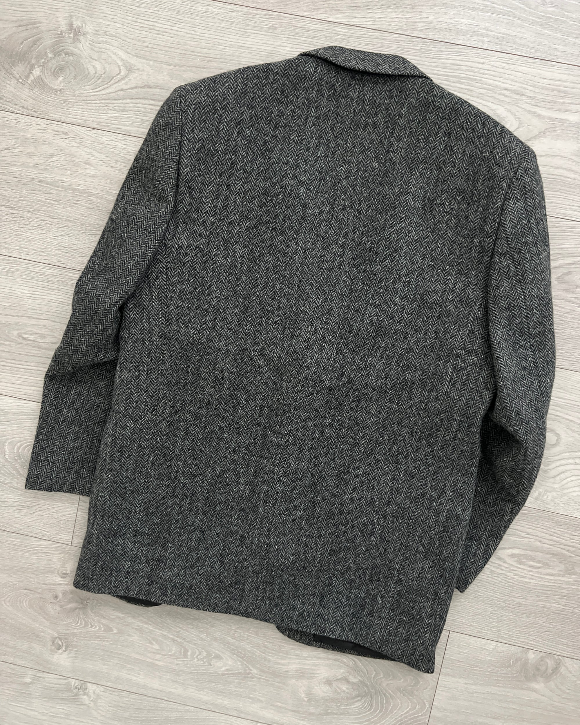Comme Des Garcons Homme 1990s Wool Herringbone Suit - M Jacket / 32" Waist