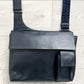 Prada Mainline AW1999 Petrol Blue Leather Cargo Crossbody Bag
