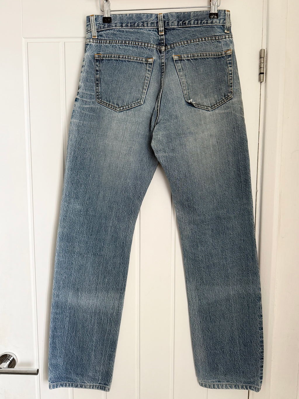 Helmut Lang 1998 Vintage Blue Faded Denim Jeans - Size 30