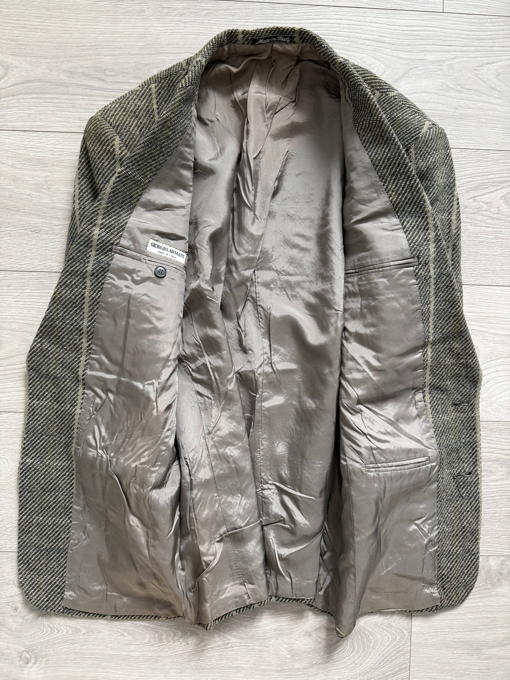 Giorgio Armani Mainline 1980s 2B Wool Sport Jacket Blazer - Size L