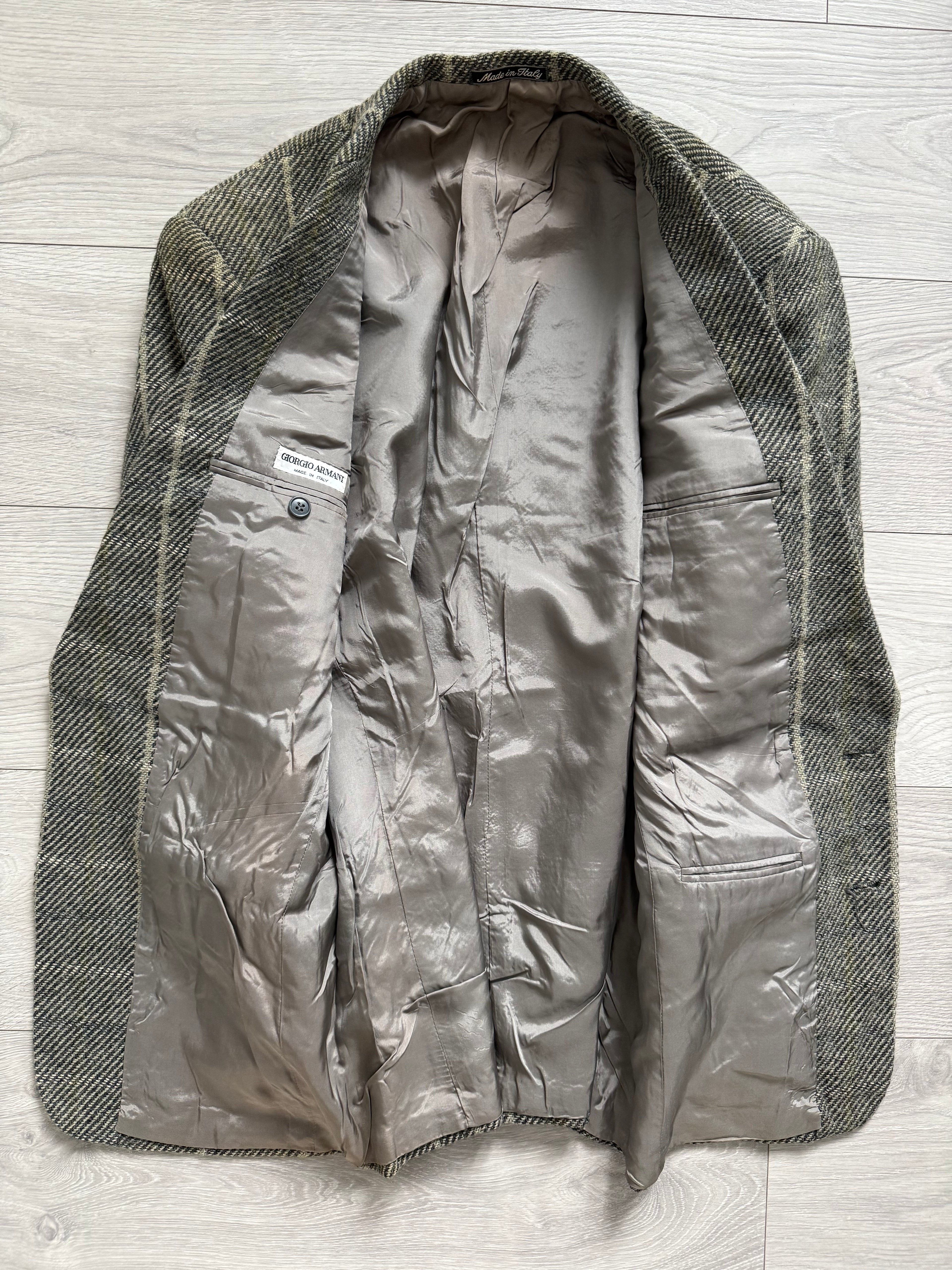 Giorgio Armani Mainline 1980s 2B Wool Sport Jacket Blazer - Size L