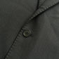 Armani Wool Pleated Blue Textured Suit - Size L Jacket / 34" Waist