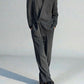 Giorgio Armani 1990s Double Breasted Draped Pleated Wool Suit - Size L Jacket / 32" Waist