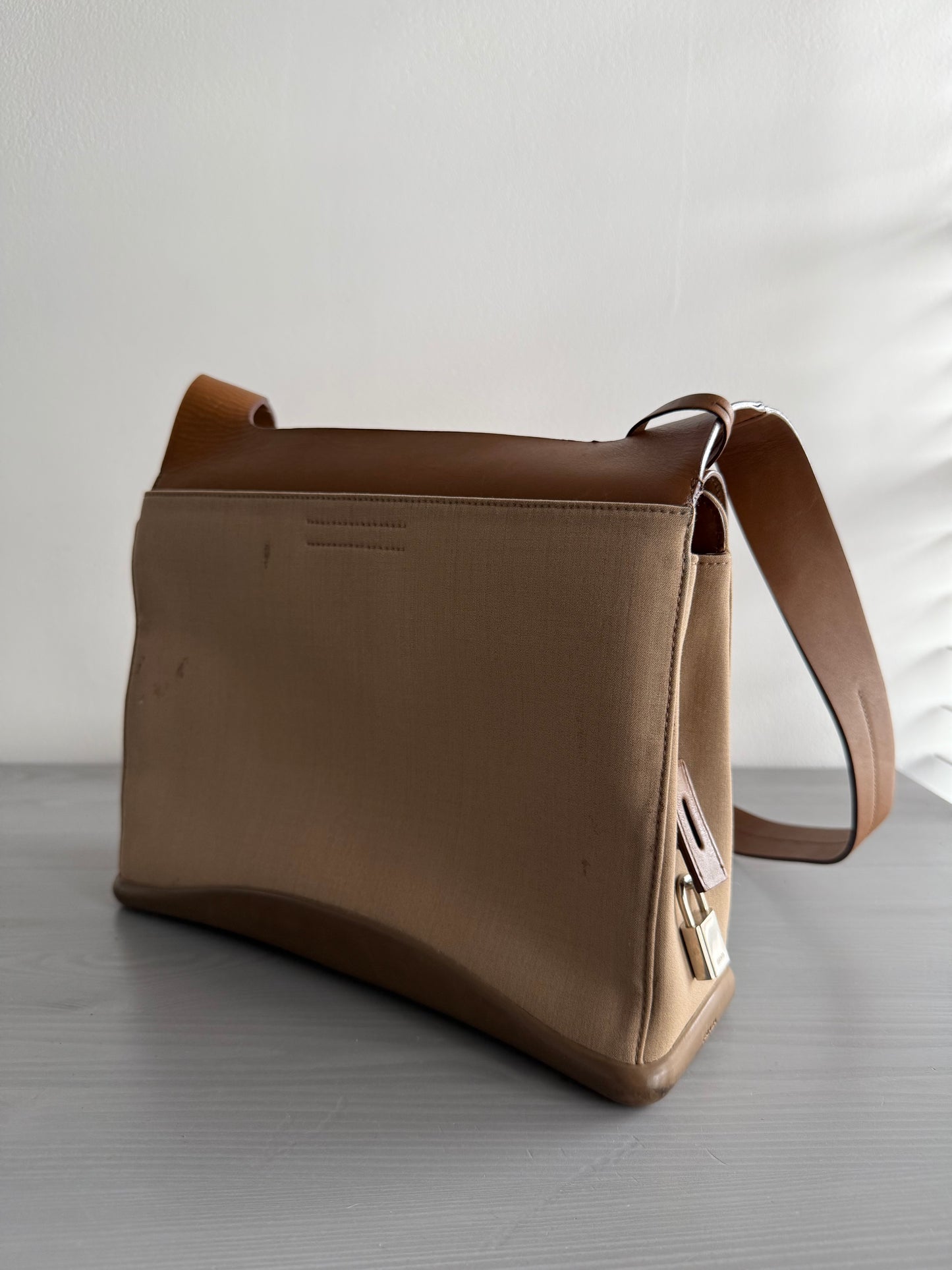 Prada 2001 Tracolla Crossbody Leather Bag