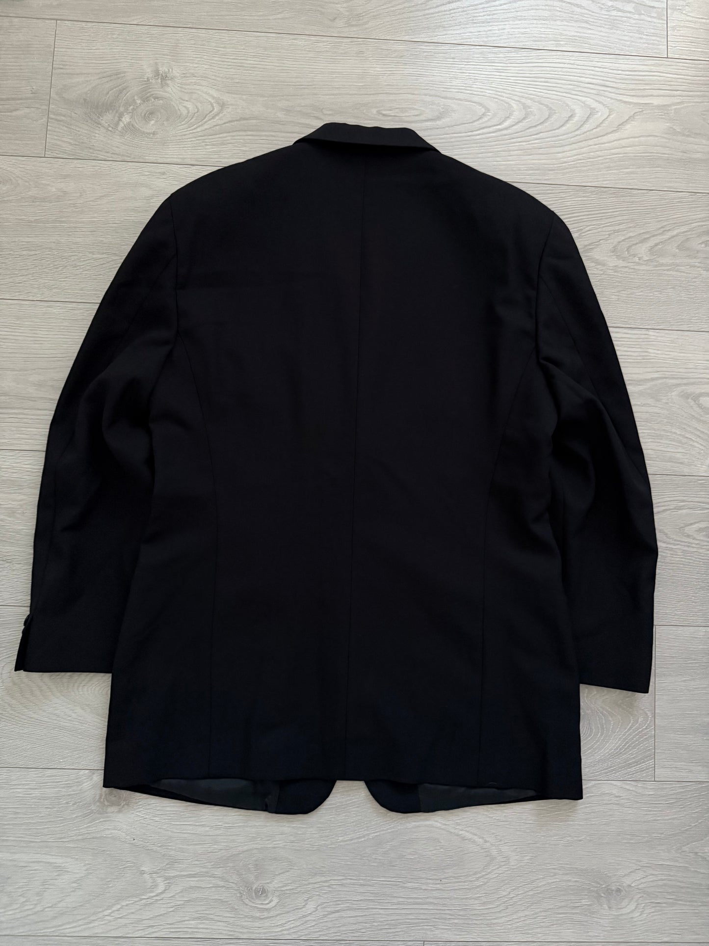 Emporio Armani 2001 3B Black Wool Suit - L Jacket / 34" Waist