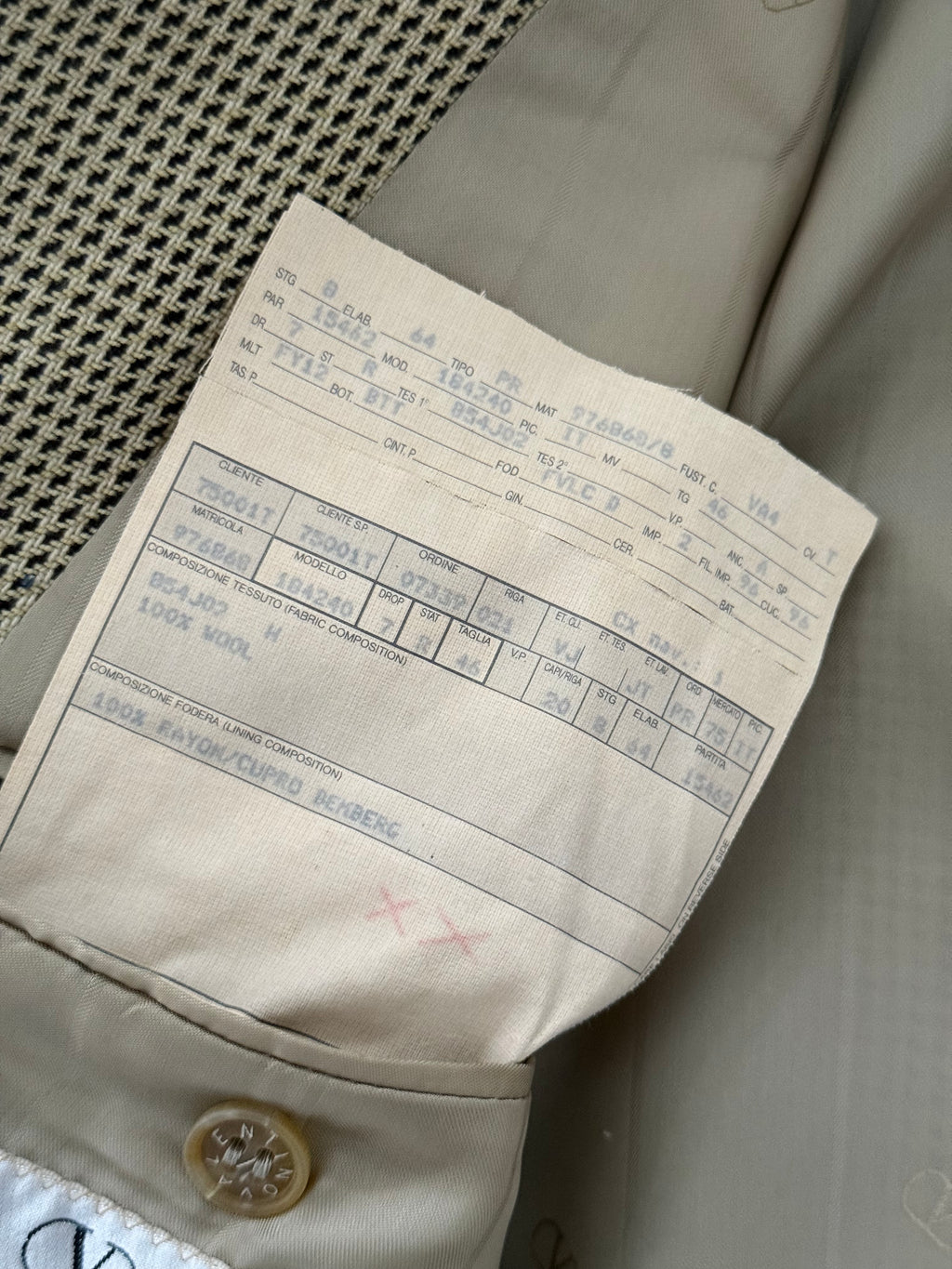 Valentino 1980s 3B Textured Wool Sports Jacket Blazer  - Size M