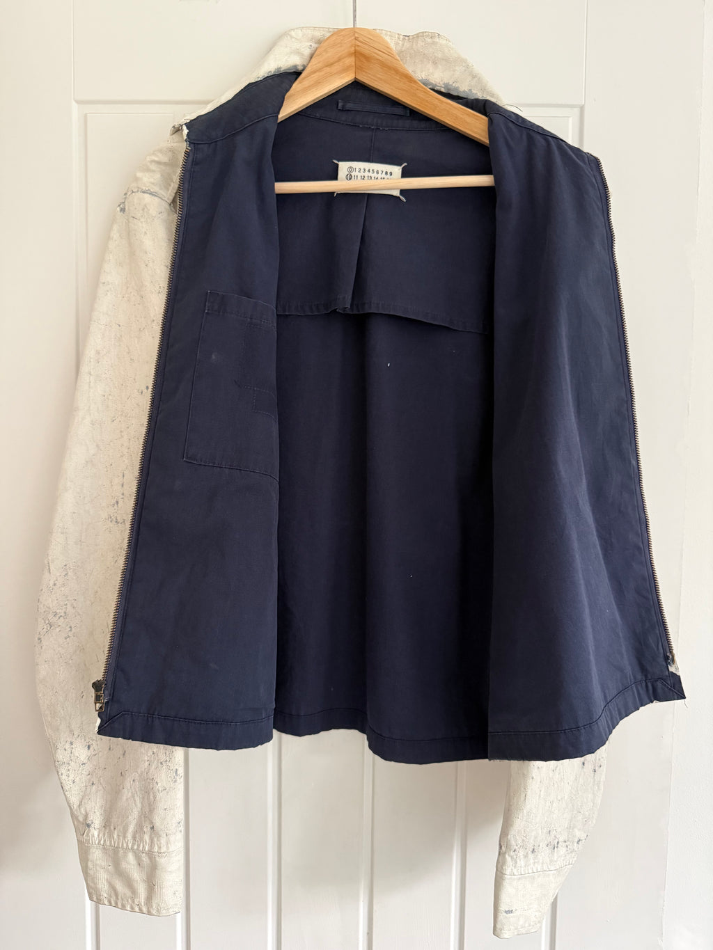 Maison Martin Margiela SS2004 Artisanal Line (0)(10) Painted Military Jacket - Size L