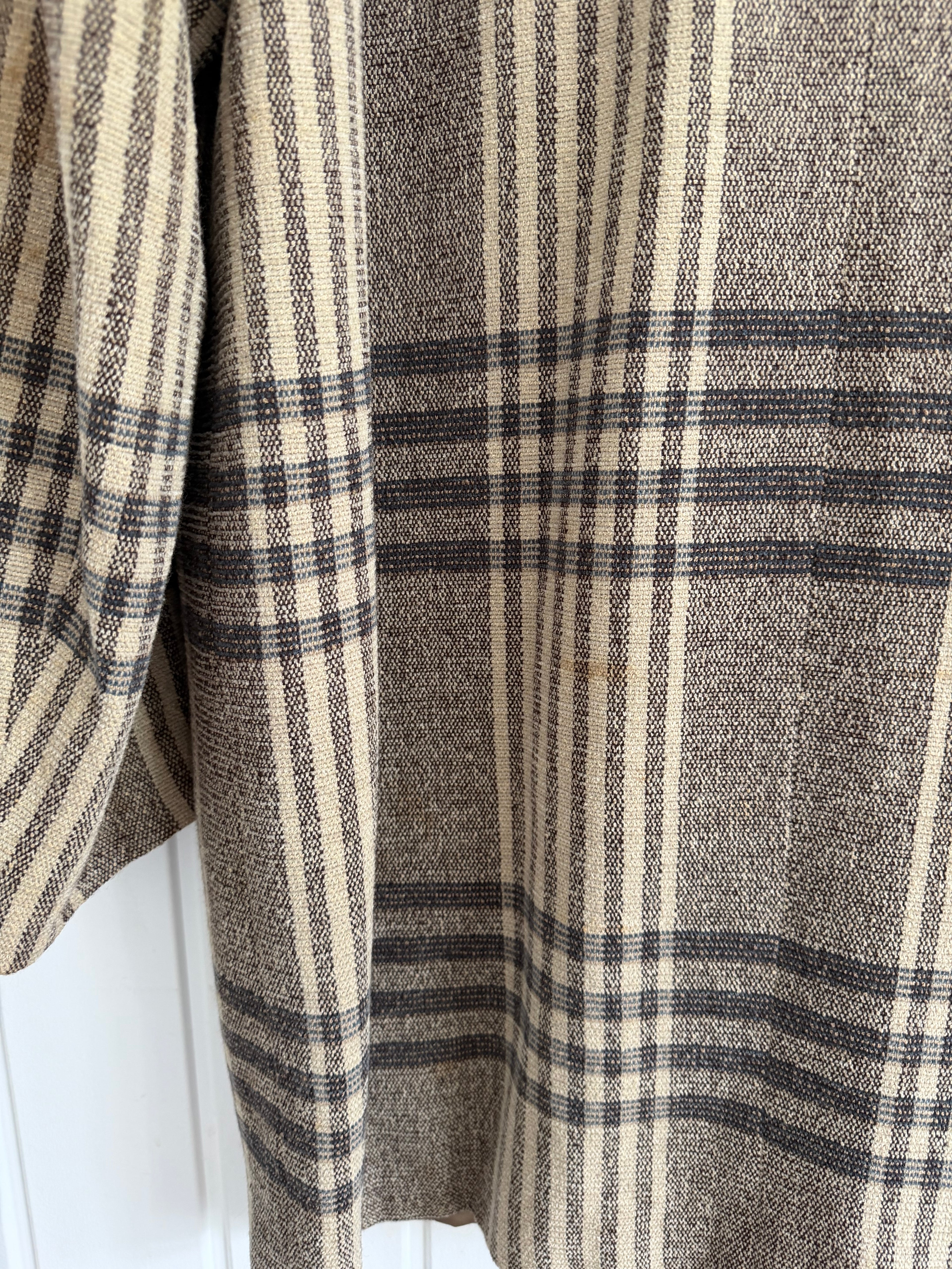 Emporio Armani 1990s Wool Blend Textured Sport Coat  - Size XL