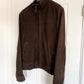 Prada Mainline AW2004 Brown Leather Jacket - Size L
