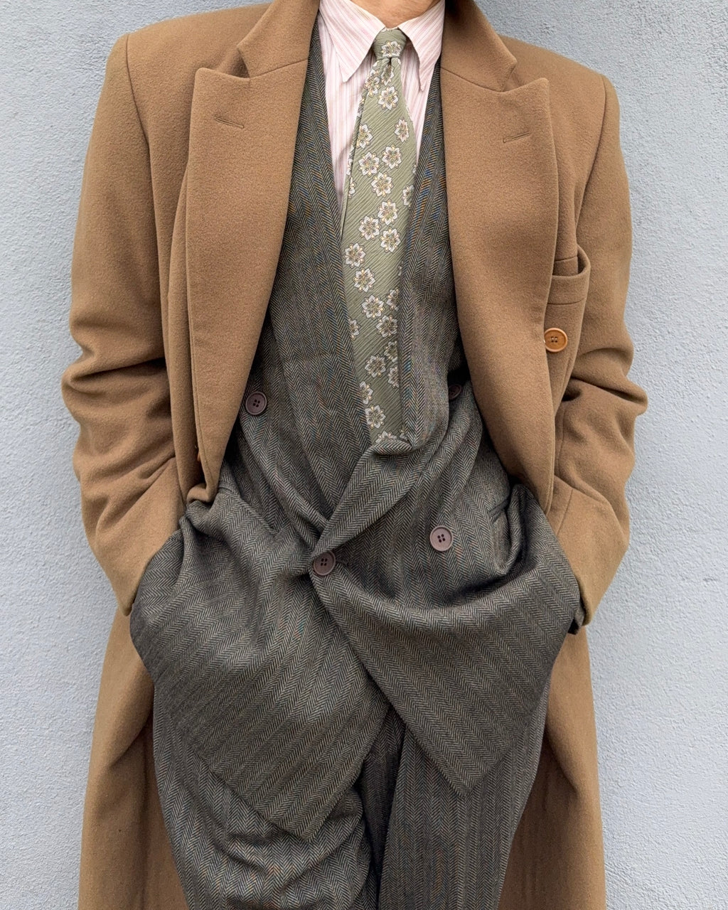 Giorgio Armani 1990s Silk Floral Tie