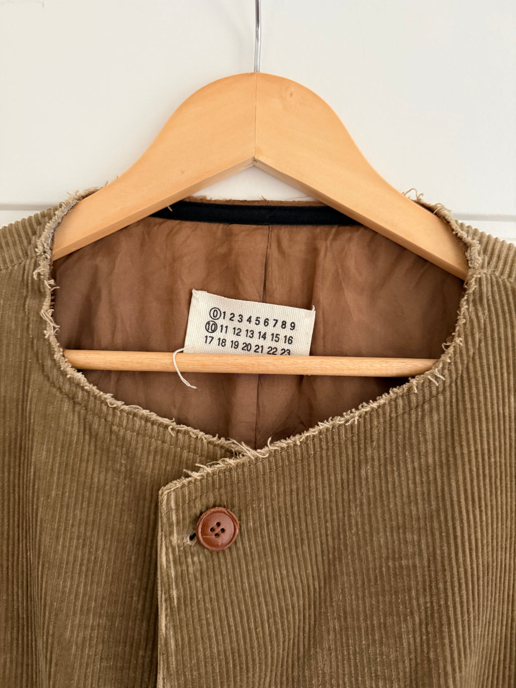 Maison Martin Margiela AW2002 Artisanal Line (0)(10) Reconstructed Corduroy Jacket - Size M