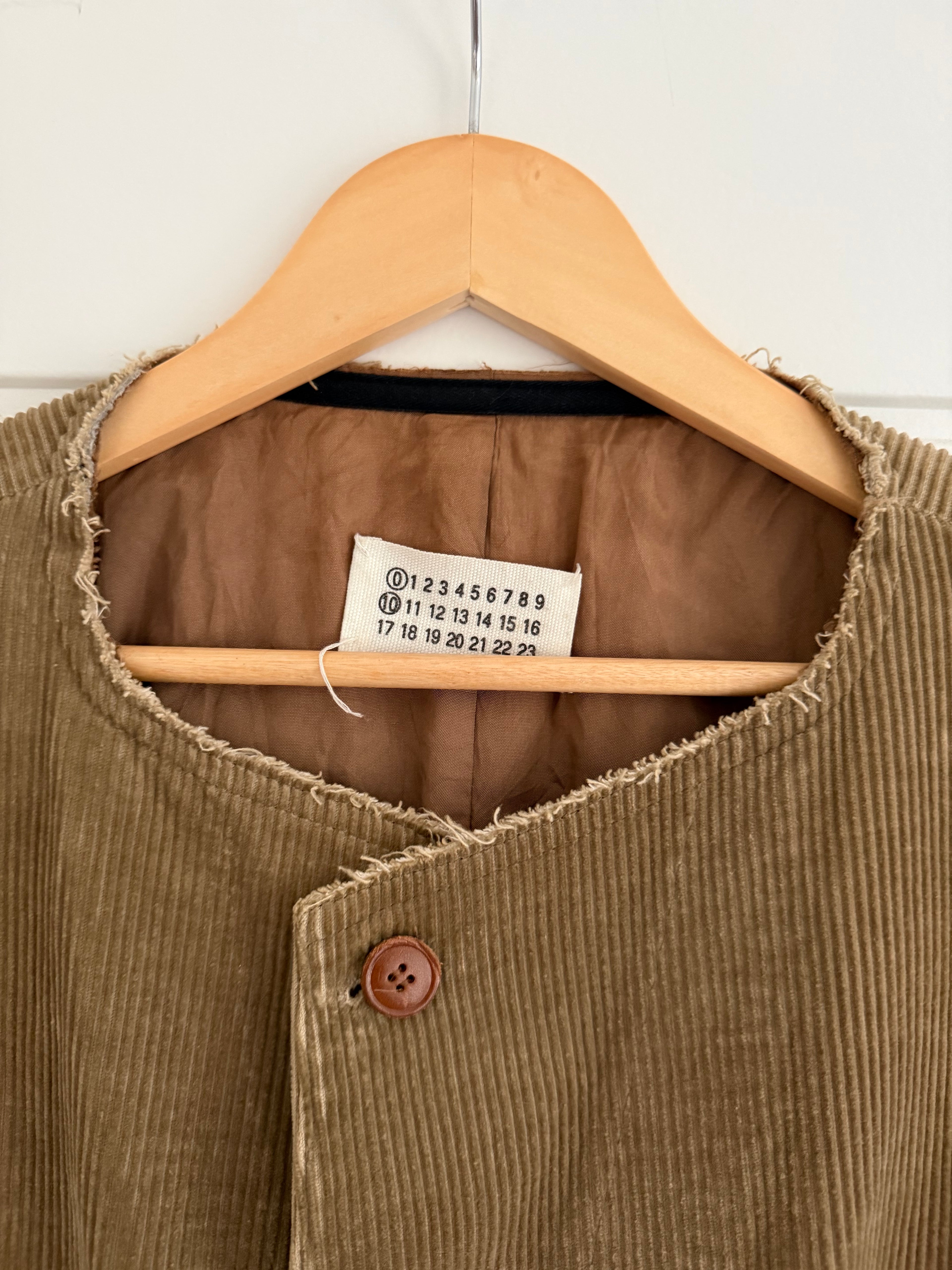 Maison Martin Margiela AW2002 Artisanal Line (0)(10) Reconstructed Corduroy Jacket - Size M