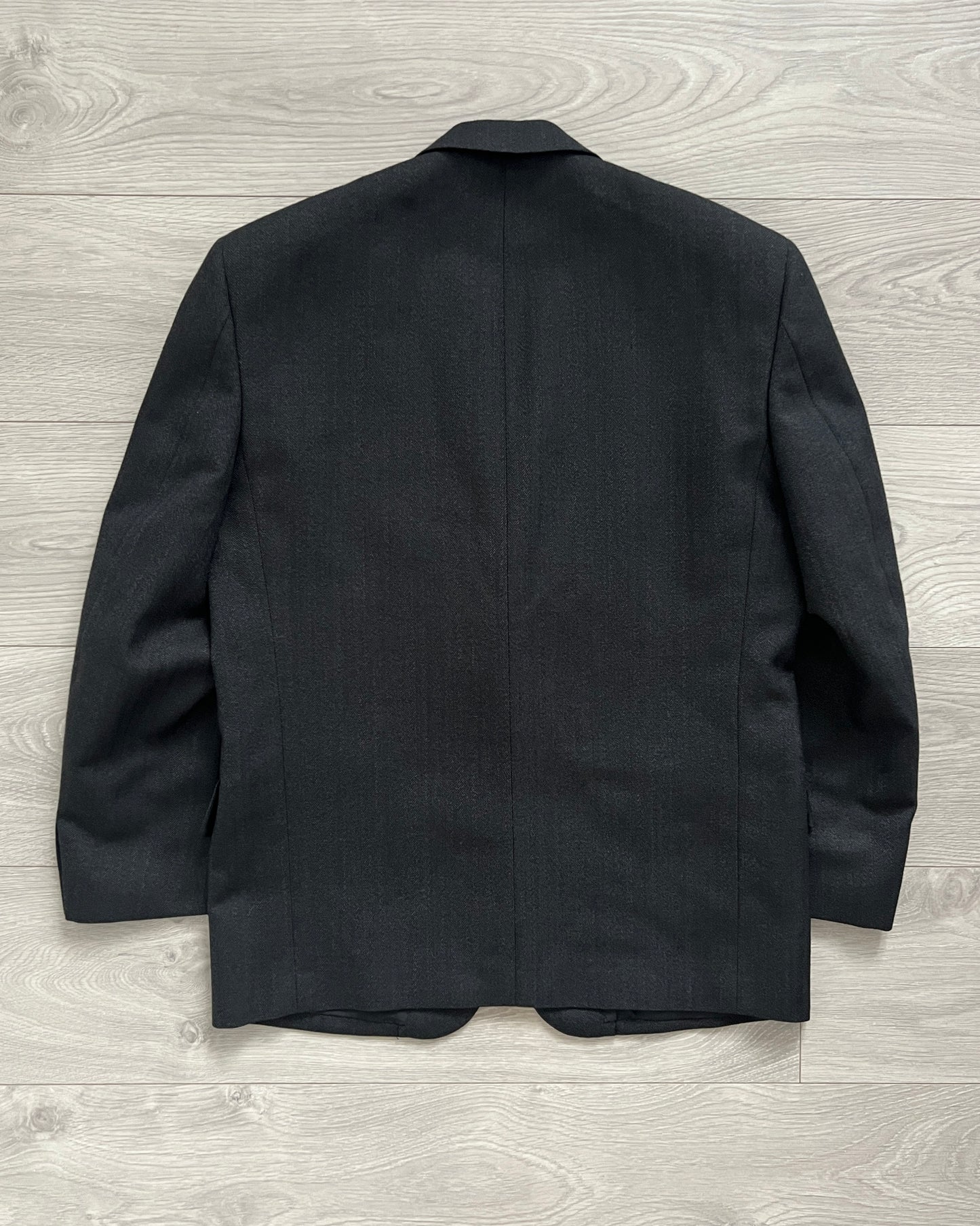 Comme Des Garcons Homme Deux 1995 Pleated Herringbone Suit - M Jacket / 30" Waist