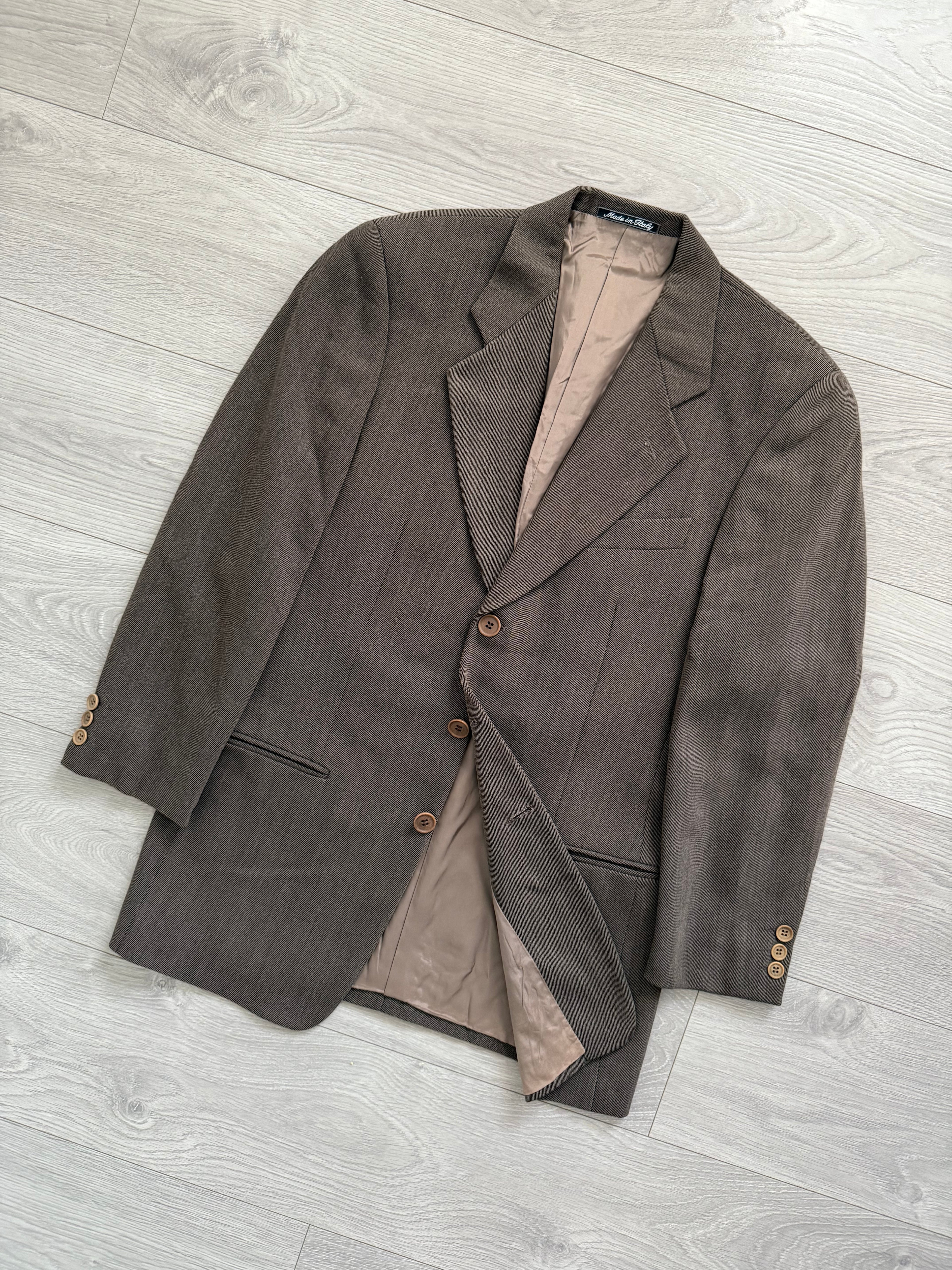 Giorgio Armani 1990s Pleated Wool Suit - Size M Jacket / 30" Waist