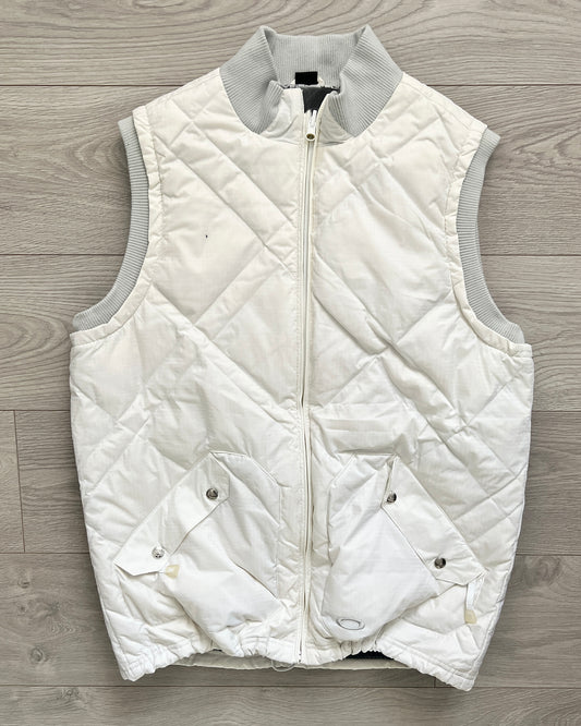 Oakley FW09' Padded Puffer Nylon Vest - Size L