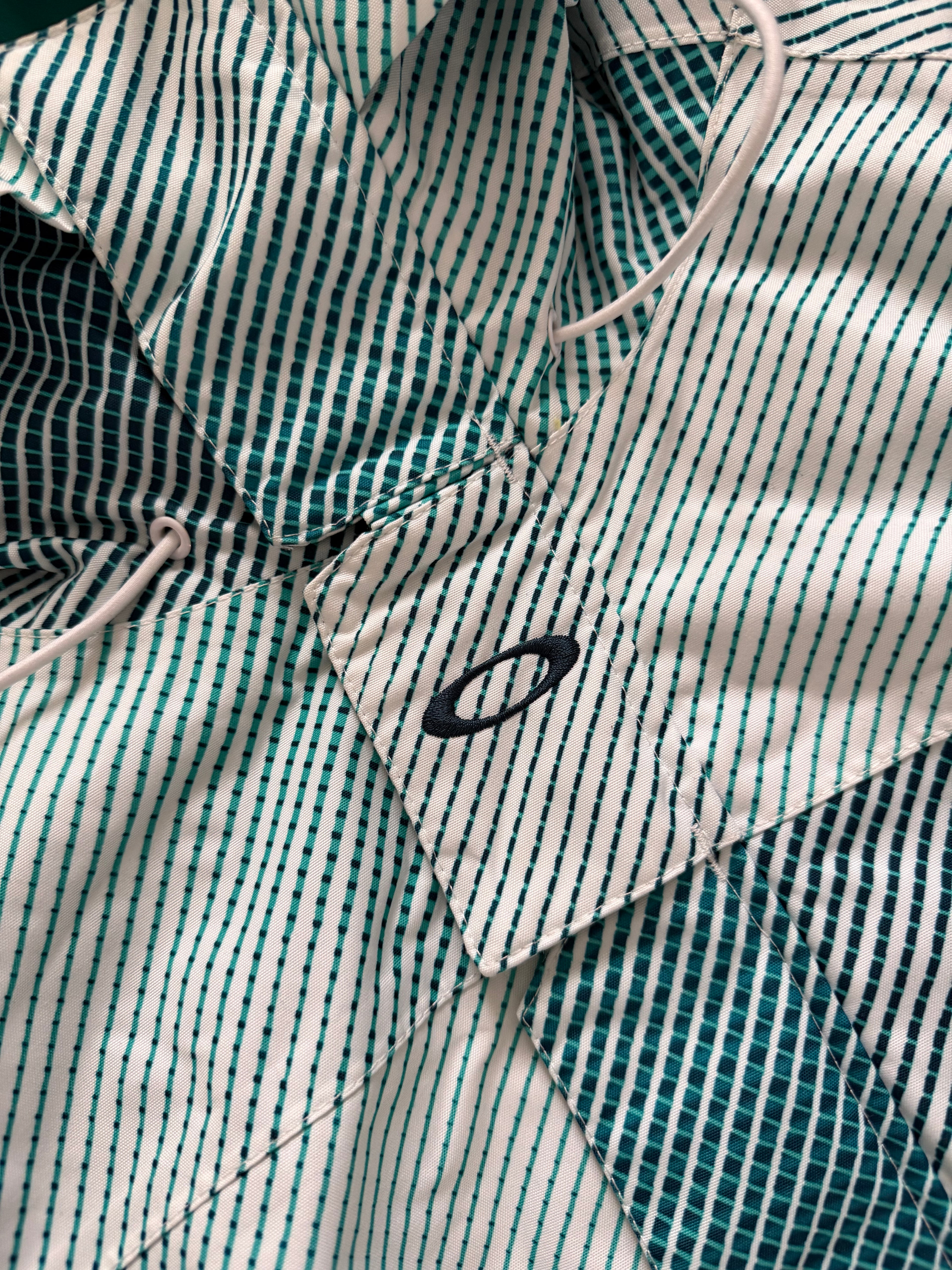 Oakley FW2010 Magnetic Hood 3D Holographic Print Technical Waterproof Jacket - Size M