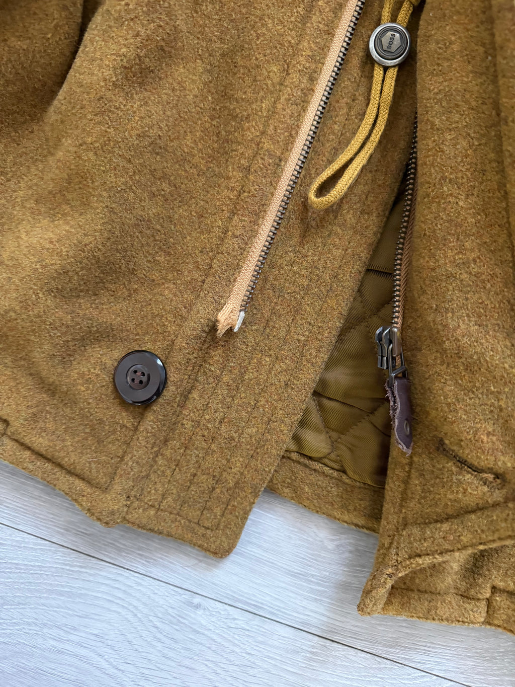 Hugo Boss 1980s Wool Cashmere Sport Coat - Size XXL