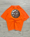 Oakley Software 00s Razor Icon Logo Back Print T-Shirt - Size S