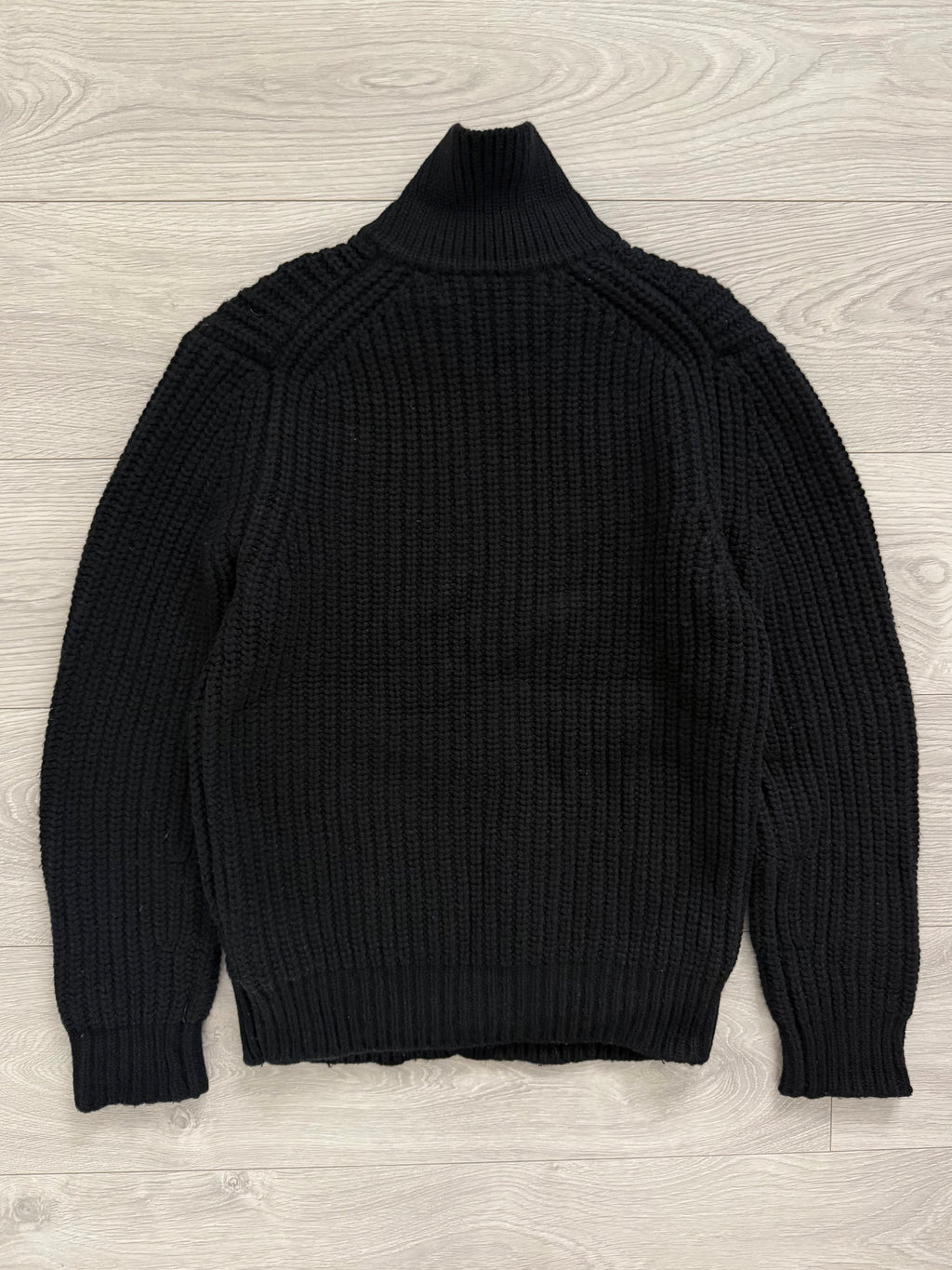 Comme Des Garcons Homme Plus FW2002 Zip Front Geometric Knit Jacket - Size S