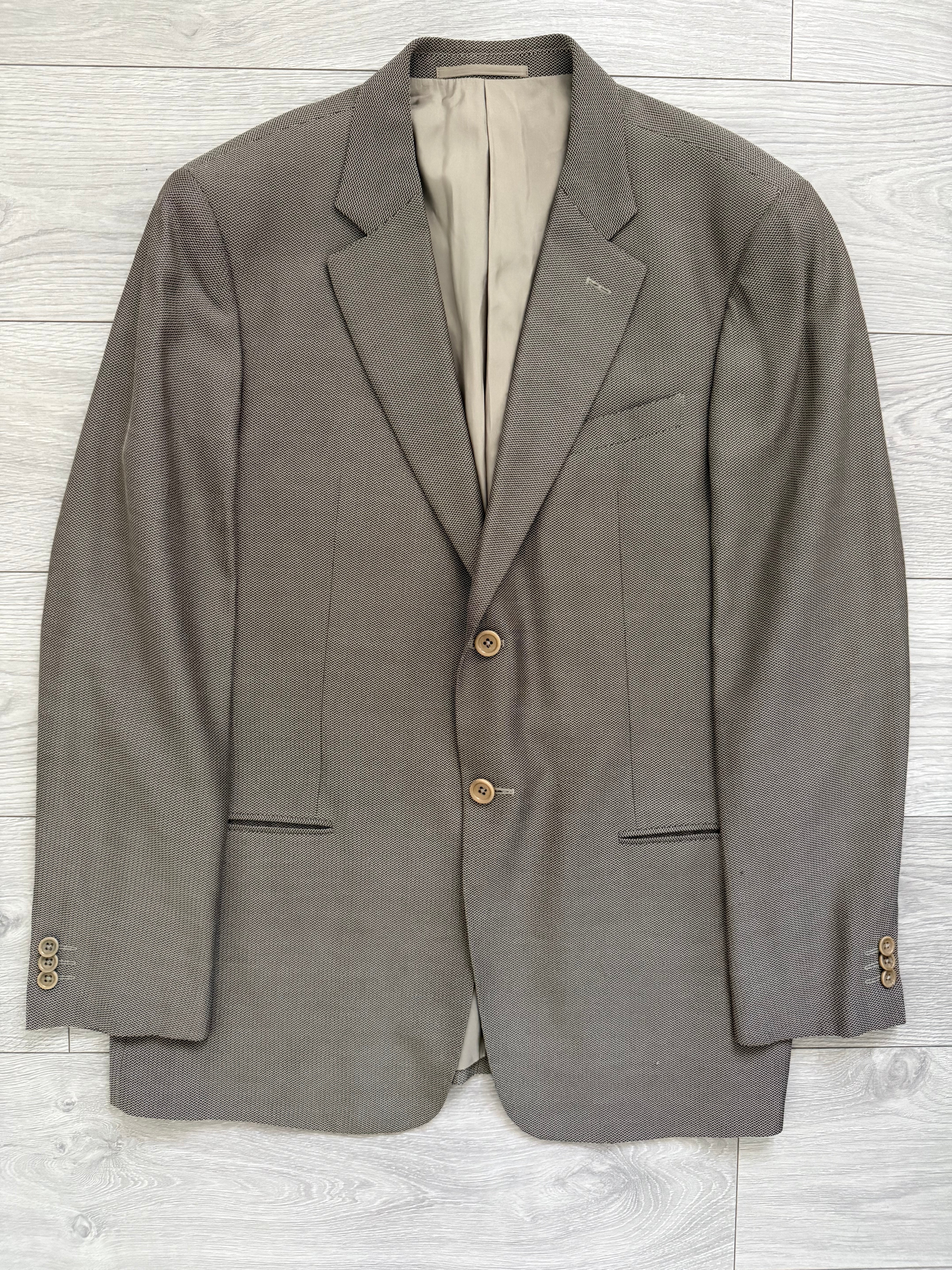 90s giorgio armani 2B ブレザー Armani 1990s 2B Textured Sports Jacket Blazer - Size XL – NDWC0 Shop