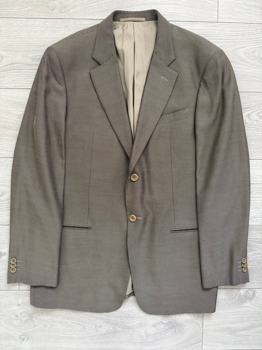 Armani 1990s 2B Textured Sports Jacket Blazer - Size XL