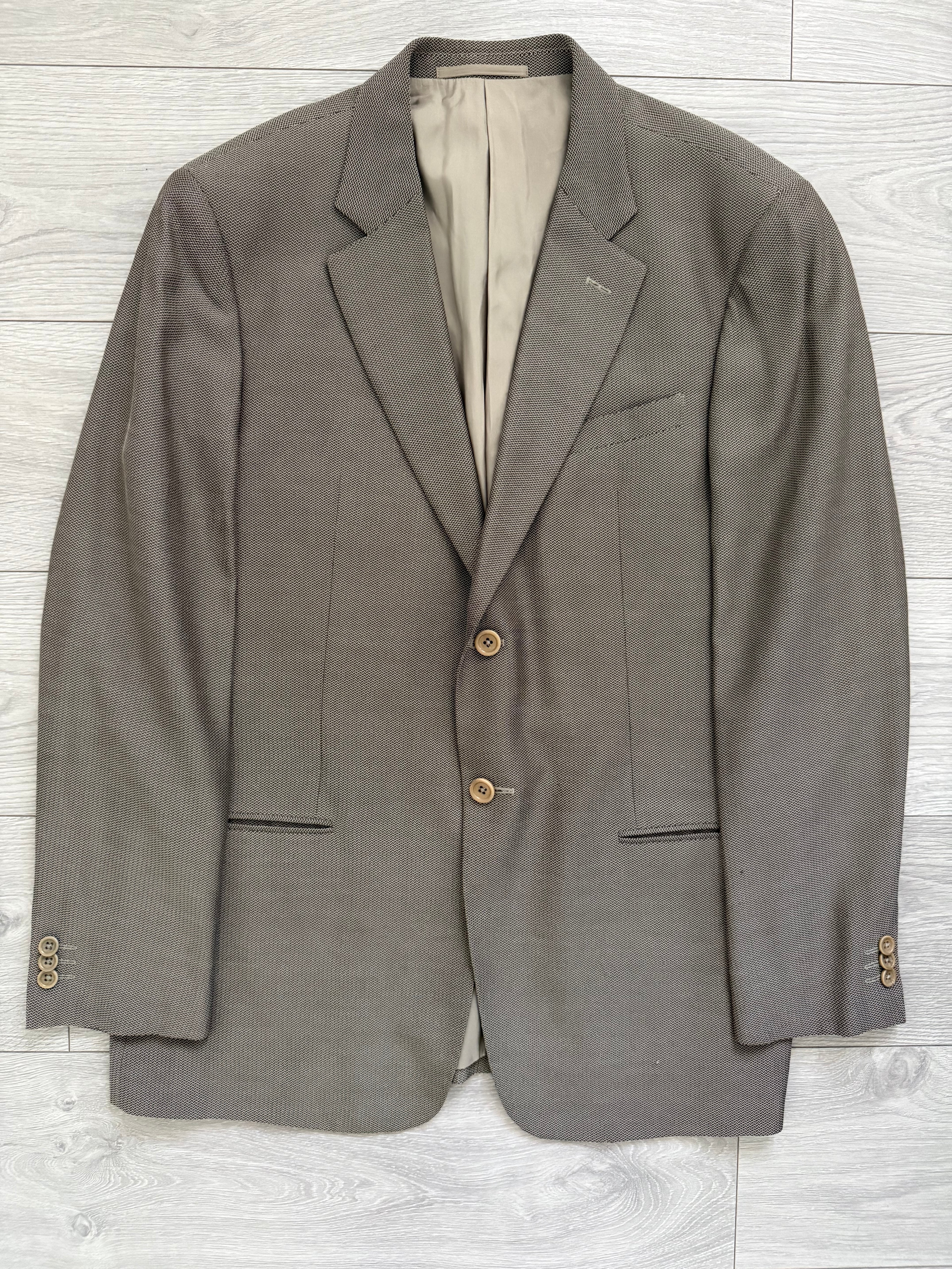 Armani 1990s 2B Textured Sports Jacket Blazer - Size XL