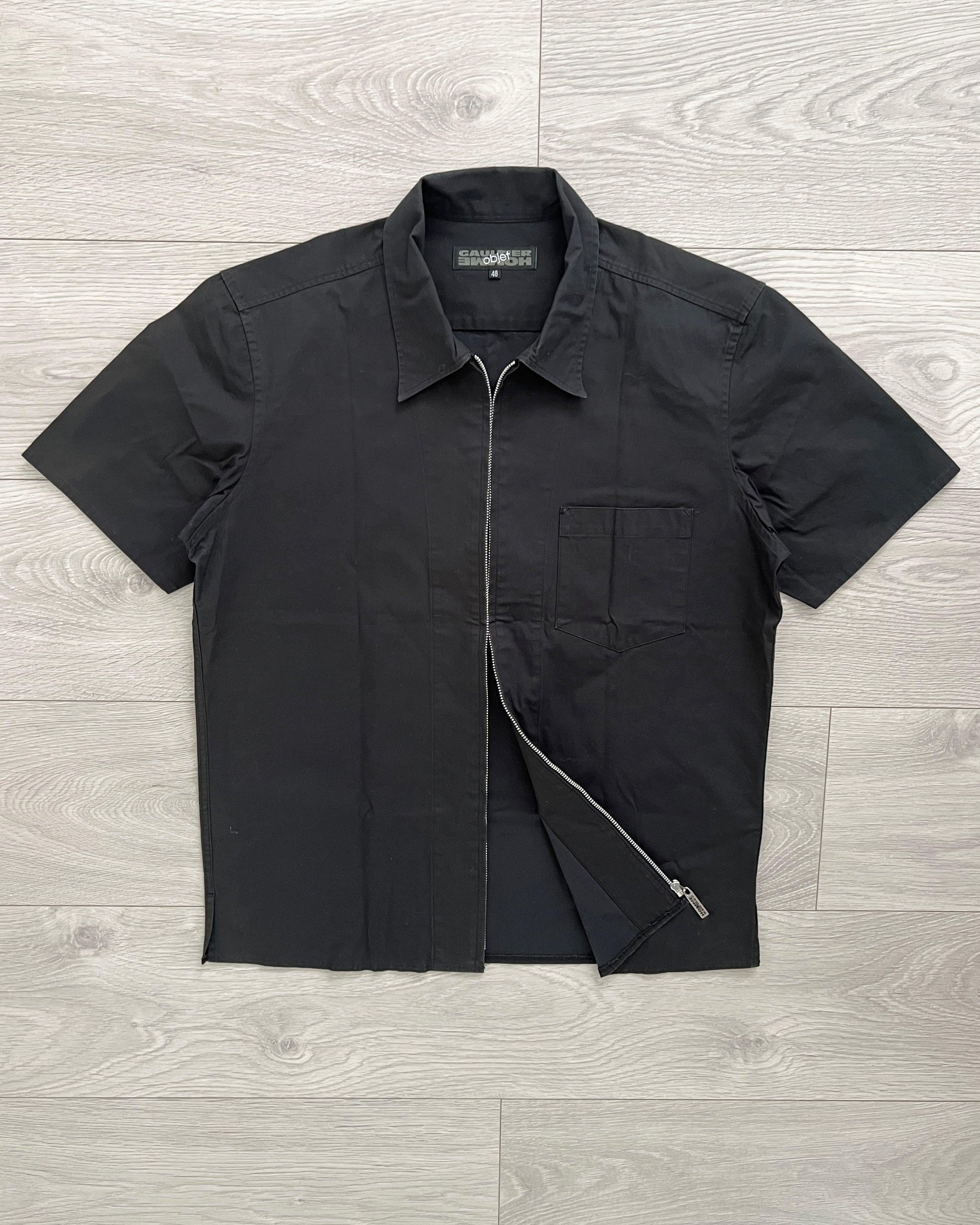 Jean Paul Gaultier 1990s Zip-Front Shirt - Size S – NDWC0 Shop