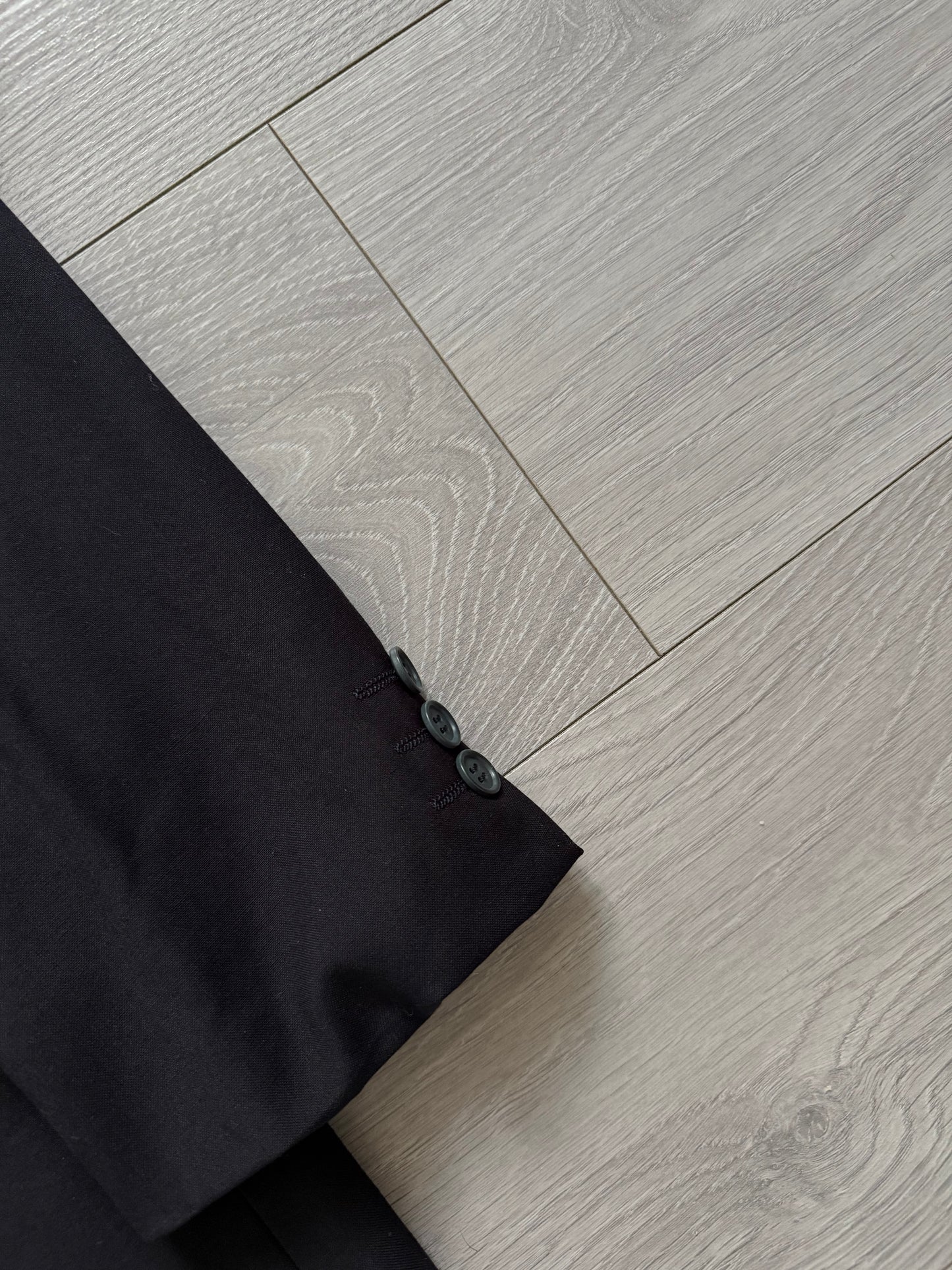 Emporio Armani 1990s Double-Breasted Wool Suit - Size M Jacket / 32" Waist