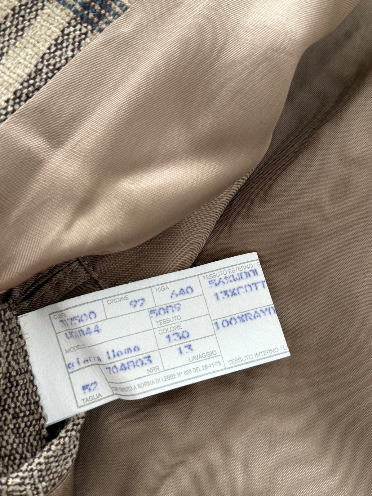 Emporio Armani 1990s Wool Blend Textured Sport Coat  - Size XL