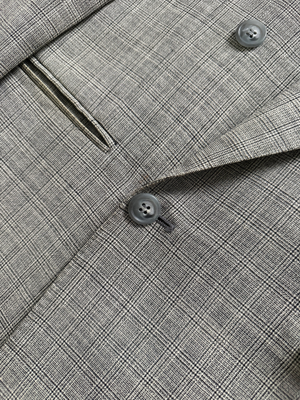 Valentino 1980s Peaked Lapel Double Breasted Wool Sports Blazer Jacket - Size S