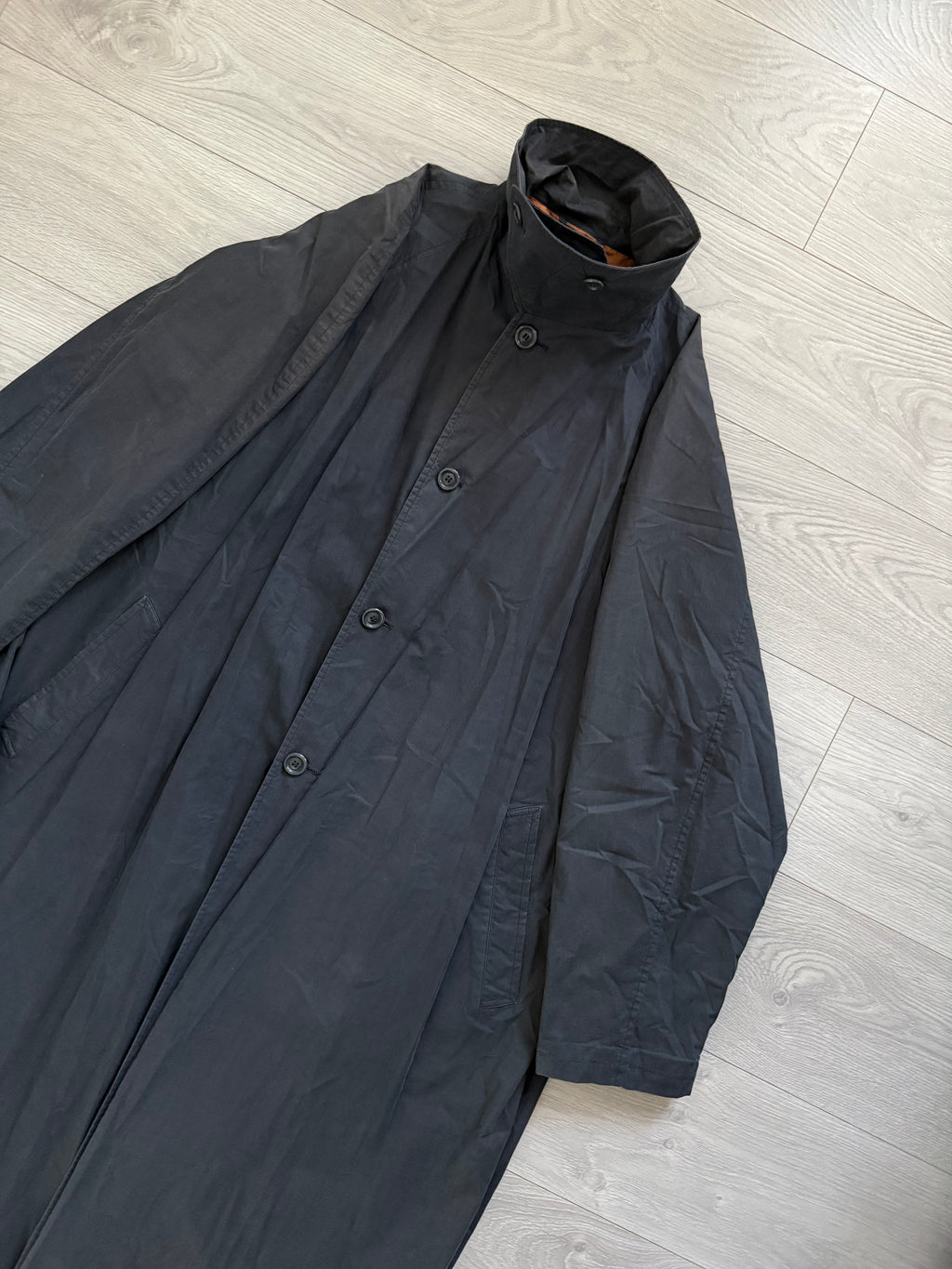 Emporio Armani 1990s Waterproof Trench Coat - Size XL