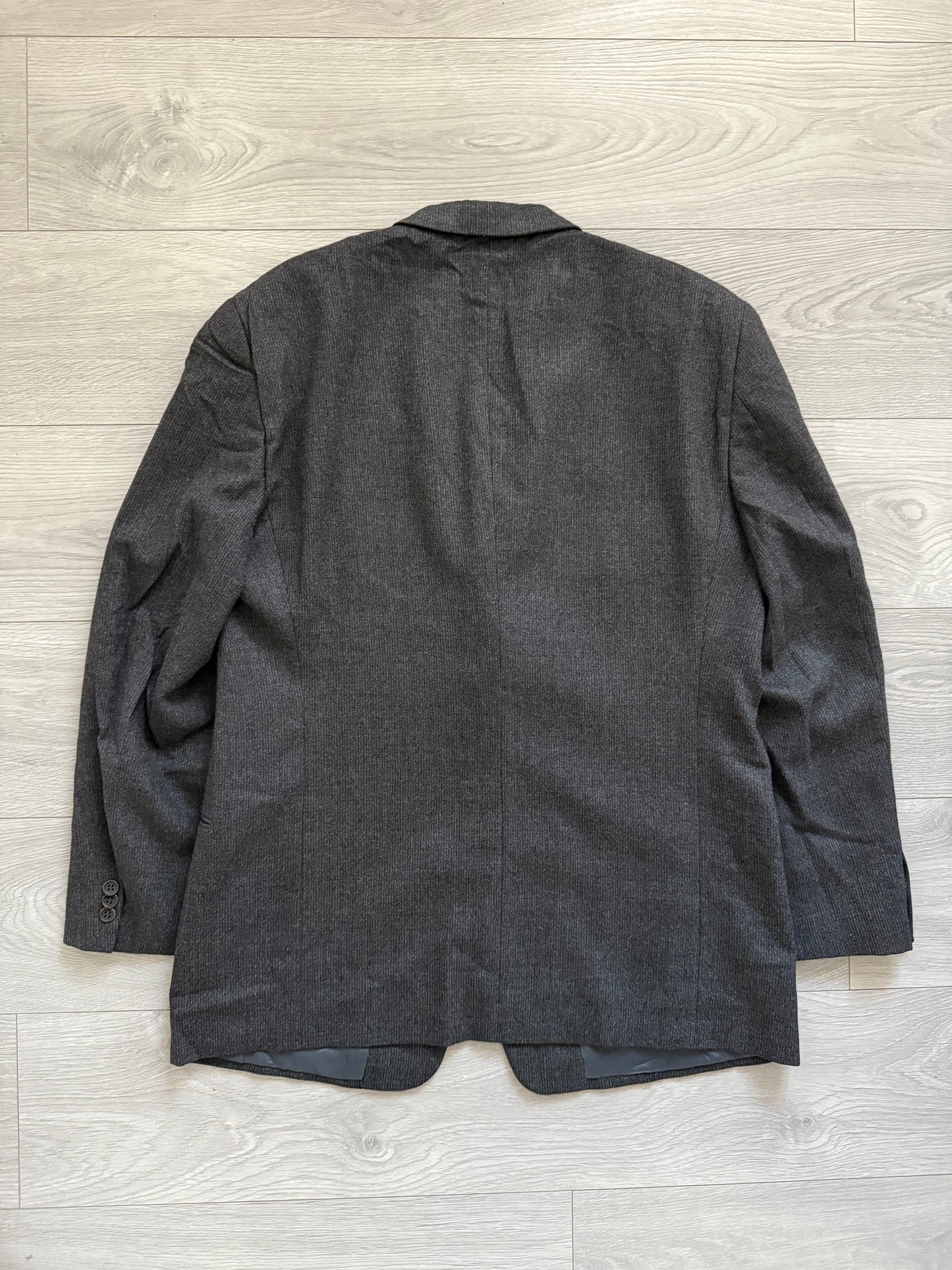 Armani 1990s Pleated Wool 3B Suit - Size XL Jacket / 38" Waist