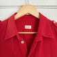 Helmut Lang 1996 Red Military Shirt by GTR Group - Size M