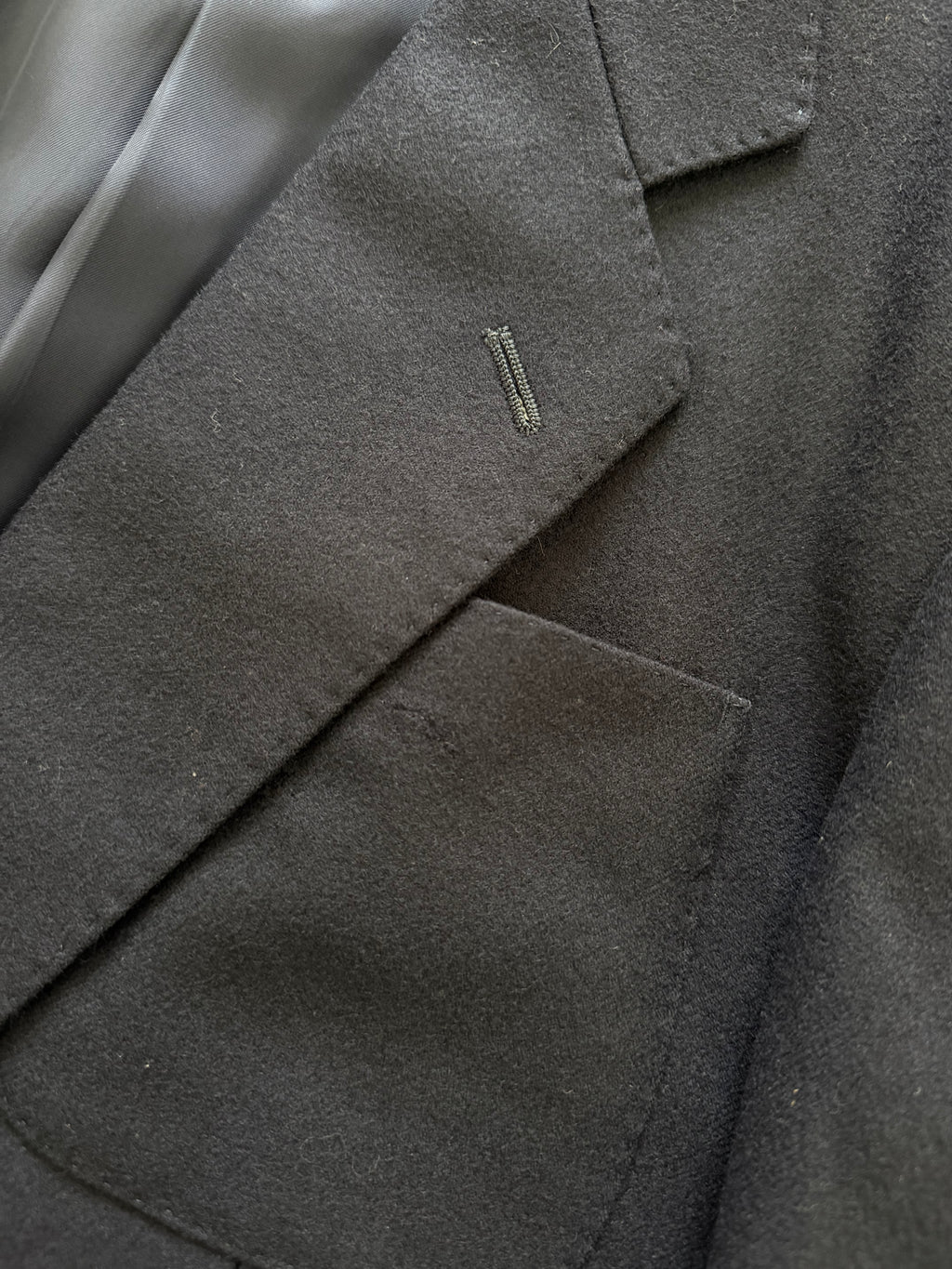 Dior 1980s 2B Metal Button Navy Wool Sport Jacket Blazer  - Size L