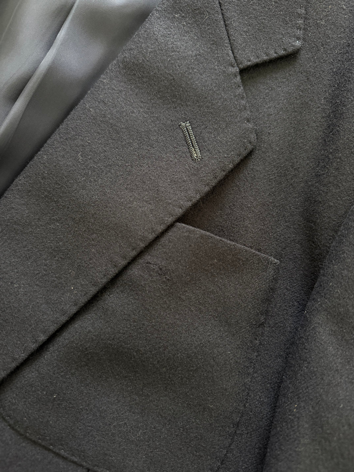 Dior 1980s 2B Metal Button Navy Wool Sport Jacket Blazer  - Size L