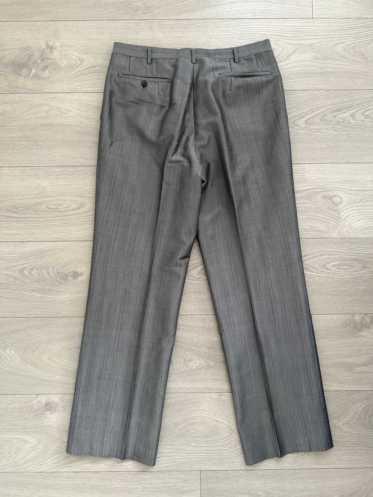 Doremuil Fabric Pleated Wool Suit - Size M Jacket / 32" Waist