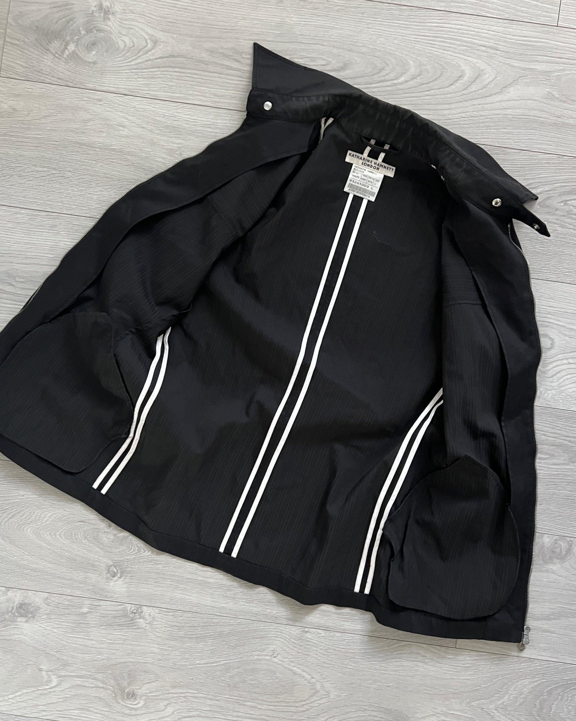 Katharine Hamnett London 1990s Zip-Front Technical Jacket - Size S