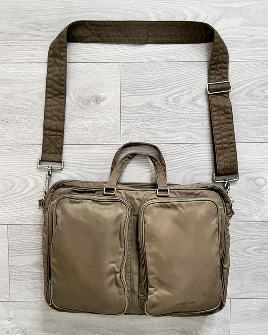 Helmut Lang 1990s Nylon Utility Cargo Crossbody Bag