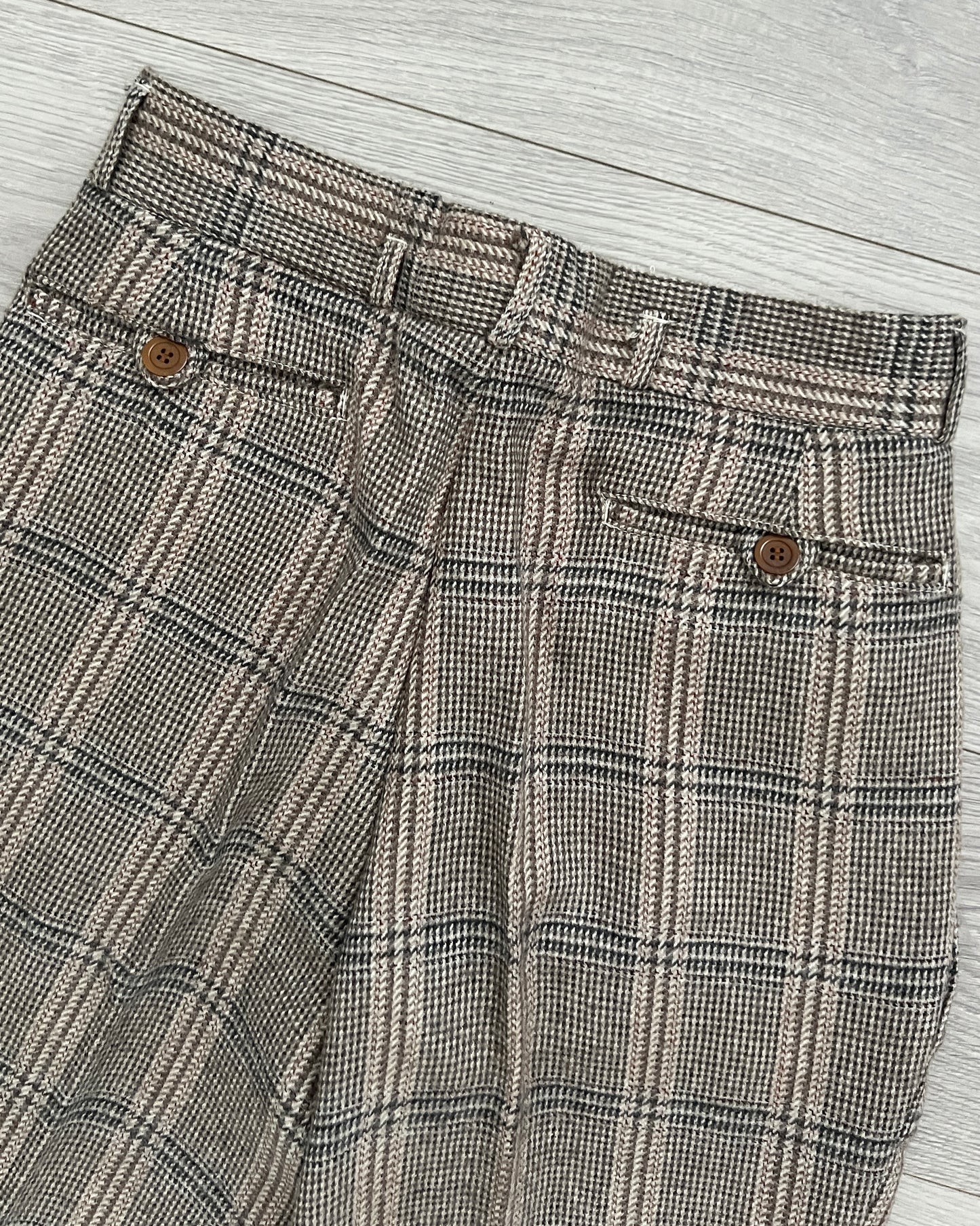 C.P. Company 1980s 'Ideas from Massimo Osti' Pleated Wool Trousers - Size 30