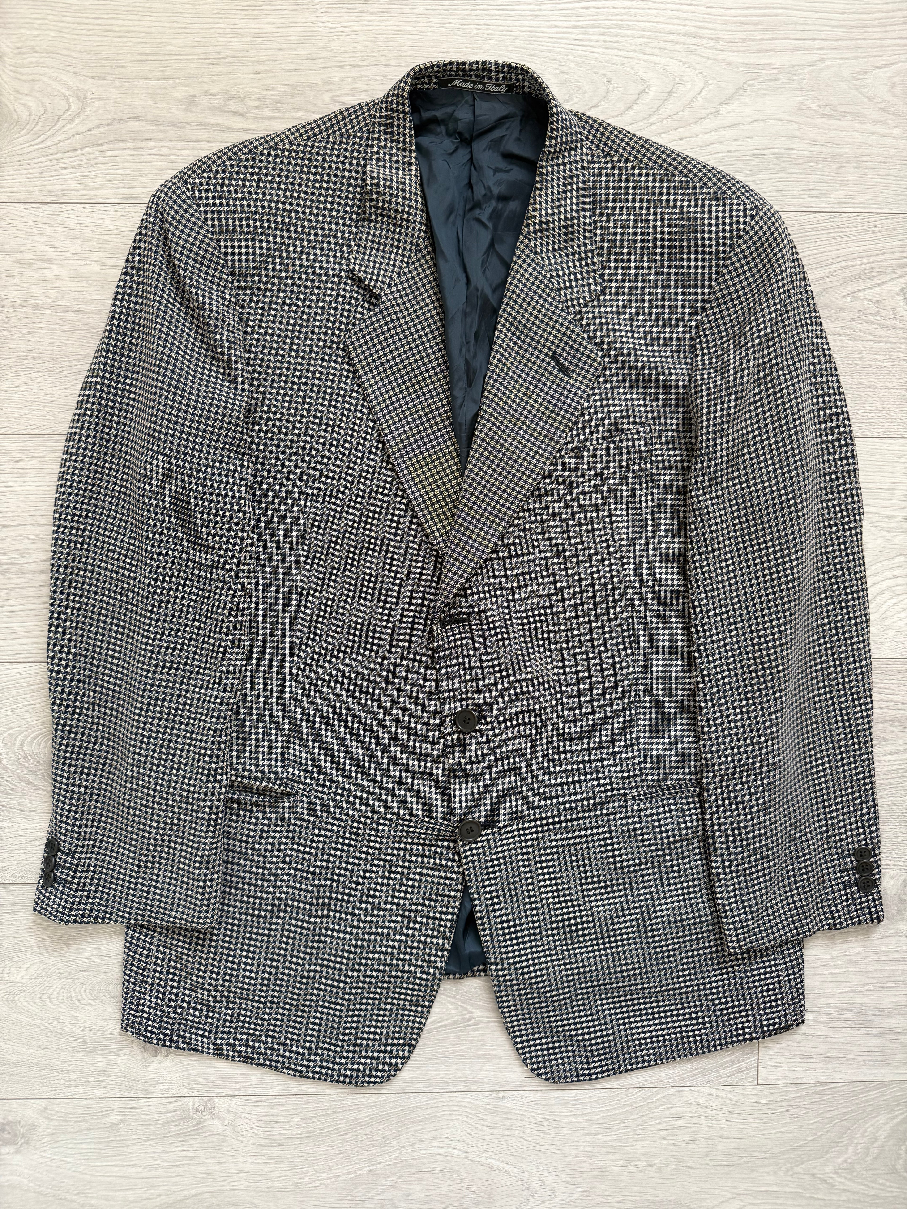 Giorgio Armani 1990s 2B Wool Textured Sport Jacket Blazer - Size XL