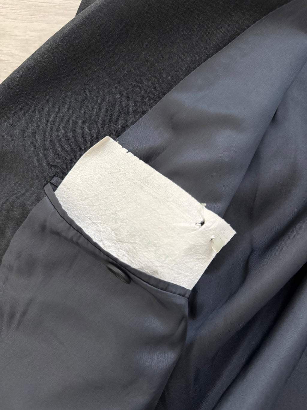 Giorgio Armani 1980s 3B Charcoal Grey Pleated Wool Suit - Size XL Jacket / 36" Waist