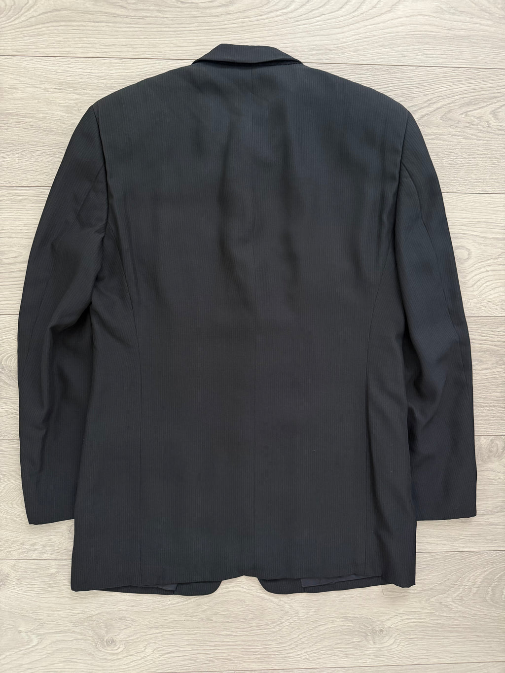 Armani 1990s 3B Pleated Wool Pinstripe Suit - Size M Jacket / 30" Waist